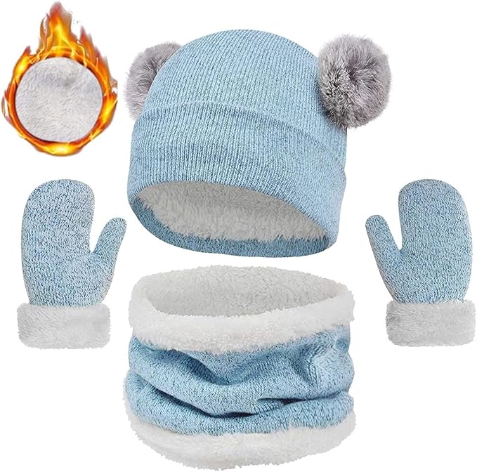 3 Pcs Kids Winter Set - Warm Beanie, Scarf & Gloves for Ages 2-8-image-0f1ecd19-af1d-453b-9dbc-d0d18b03d078-65502
