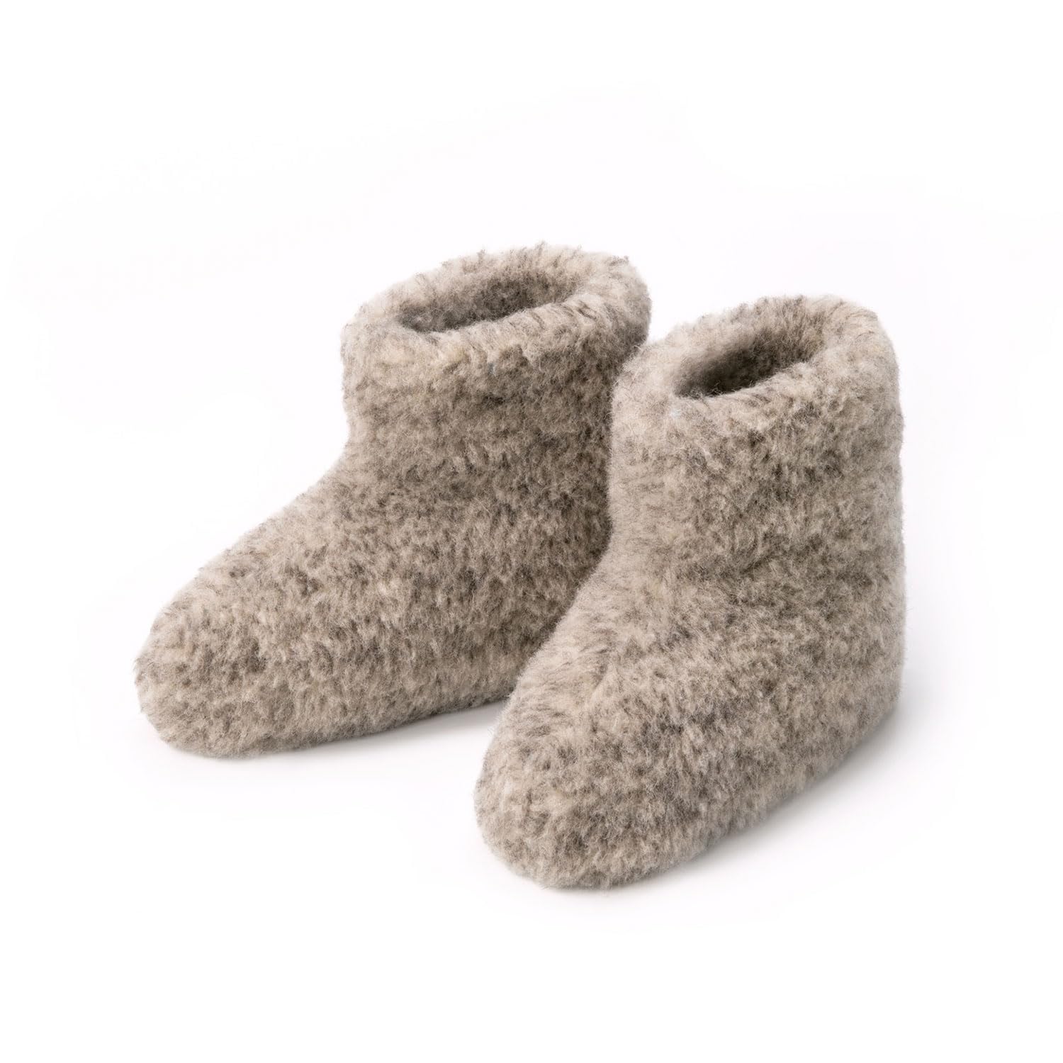 Unisex Merino Wool Slippers - Light Grey UK 10-image-7dbfb338-d3dc-4889-8ec1-69eb15d68cd5-109784