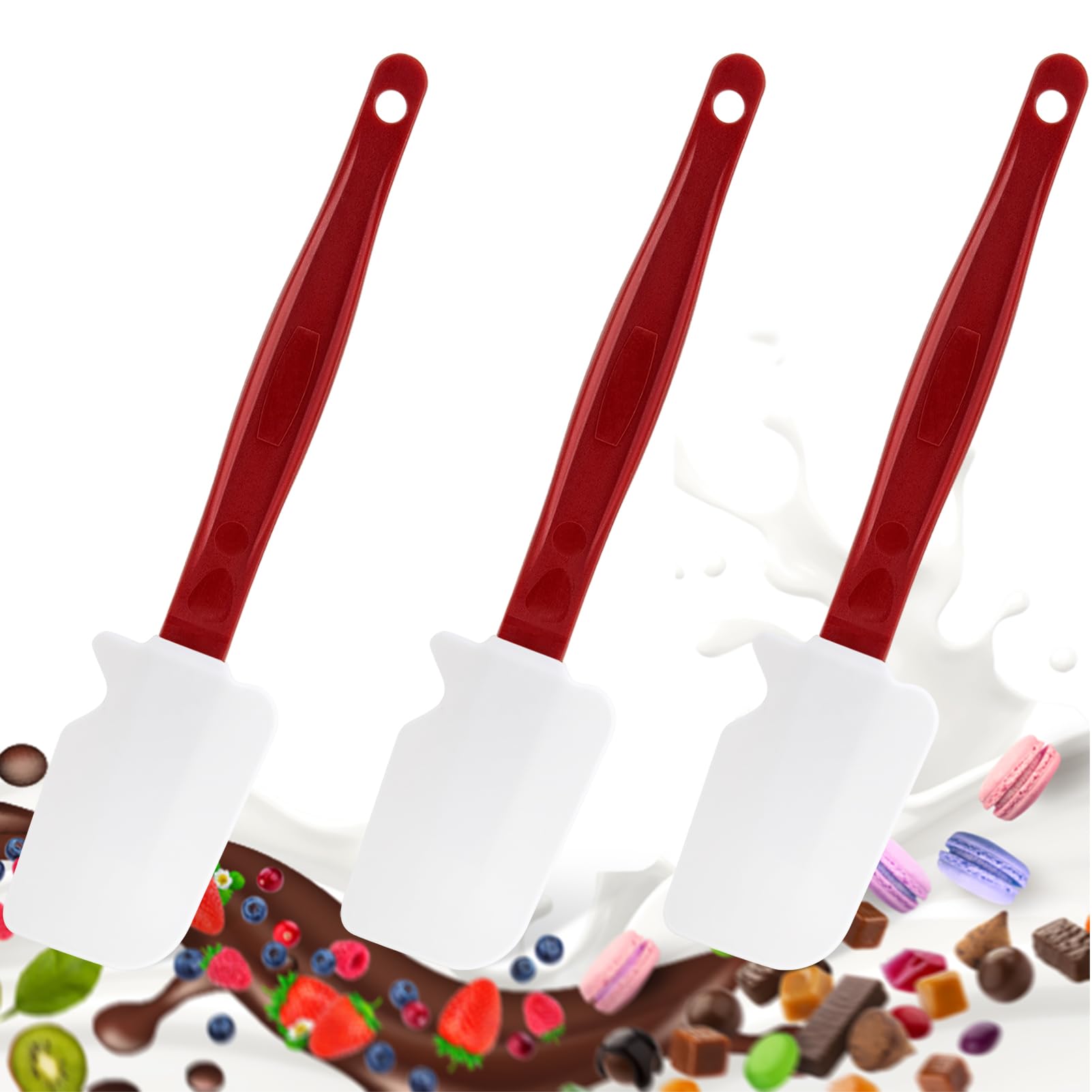High Heat Silicone Spatula Set of 3 - 14 Inch Commercial Grade Rubber Spatulas for Cooking-image-729b91e9-2824-4f87-9382-59176dd129ef-65791