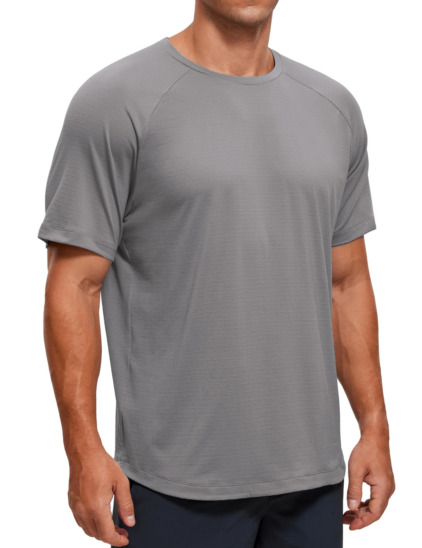 Men's Casual Muscle T-Shirt - Grey XL-image-dec3ecb4-15ad-47b2-981e-036ff2c5bfb5-121089