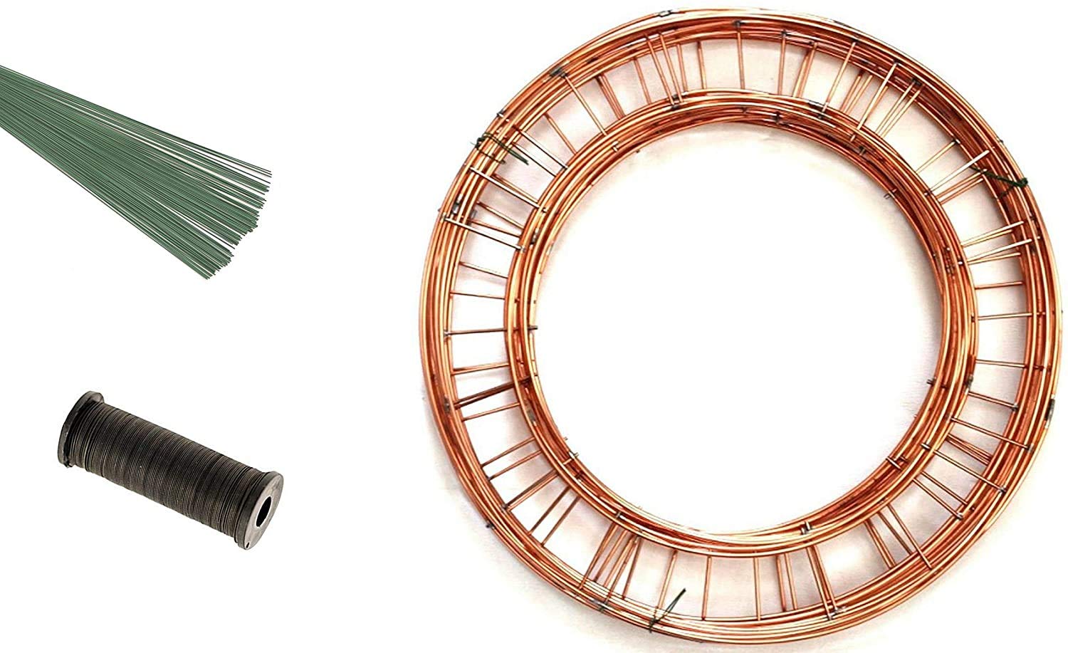 Wreath Making Kit with Rings & Wire - 14" Kit-image-2c333c39-83c7-4922-9114-c6f105ce6f4a-96036