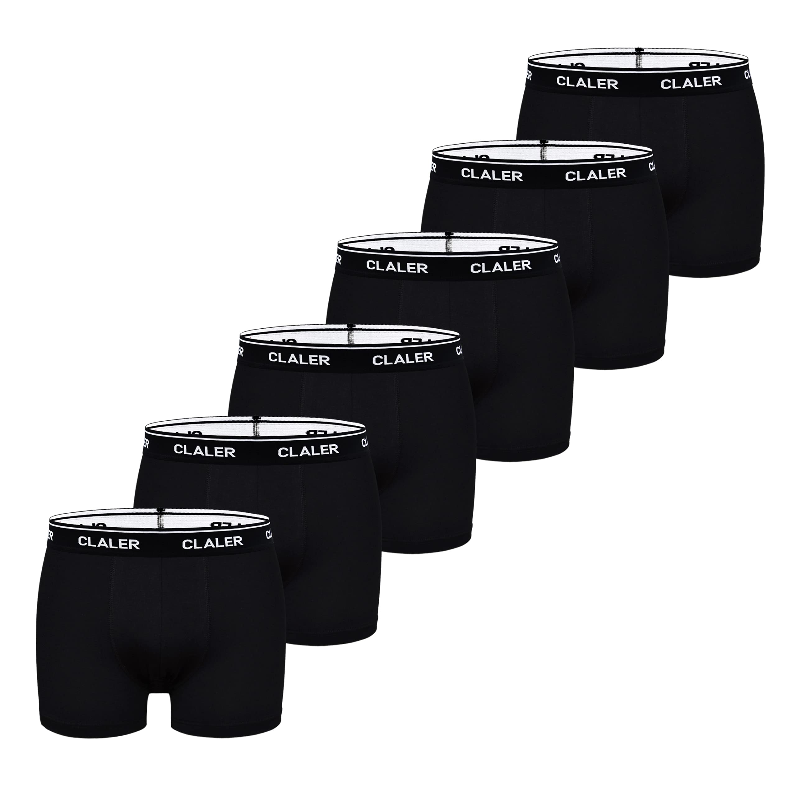 Men's Boxer Shorts 6 Pack Cotton Stretch - Black L-image-d34cc128-a54b-486e-9bf5-6578cbedc533-100355