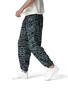 Men's Ethnic Boho Jogger Sweatpants - Small Multicolour-image-f69241f2-8741-4732-80ab-0c752257f21d-89247