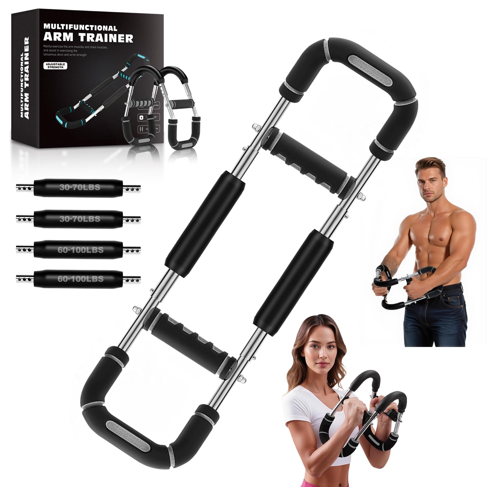 Twister Arm Trainer Adjustable Resistance - Grey One Size-image-7a3a7945-113d-43a2-93e8-5651dc48ef97-116770