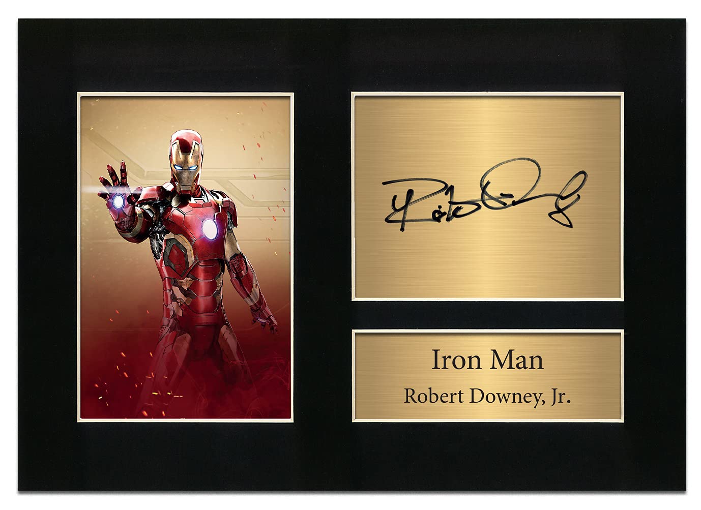 Zulu Image Iron Man Robert Downey Jr Printed Autograph Photo A4 No4-image-50843027-6a83-42e1-9438-fe7ad2dc0930-65168