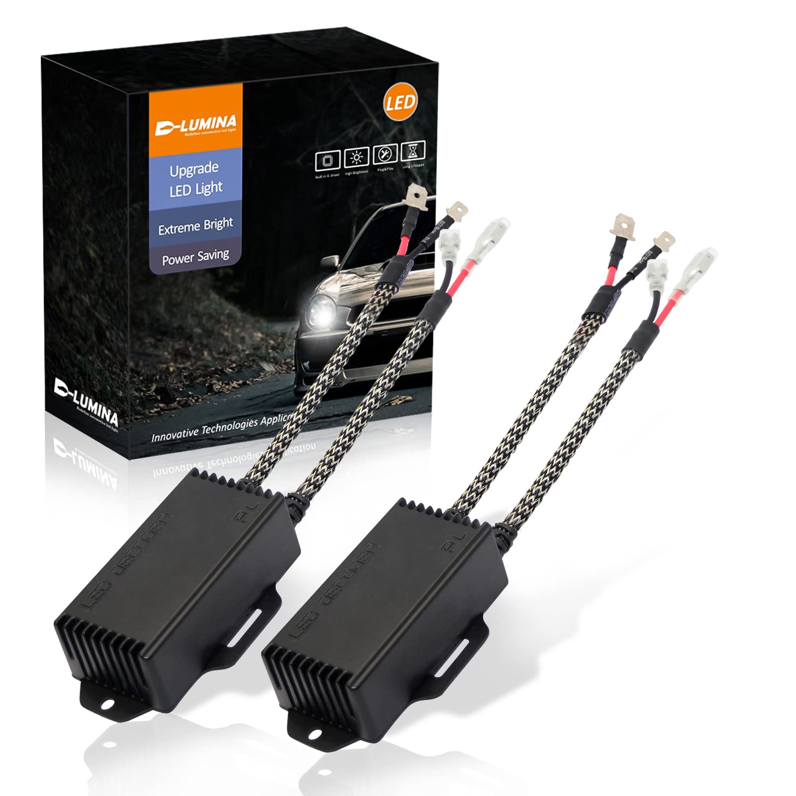 LED Headlight Decoder Kit - Black H1/H3-image-d84c6059-d8ae-4245-88e8-d46eb3d74a7f-120426