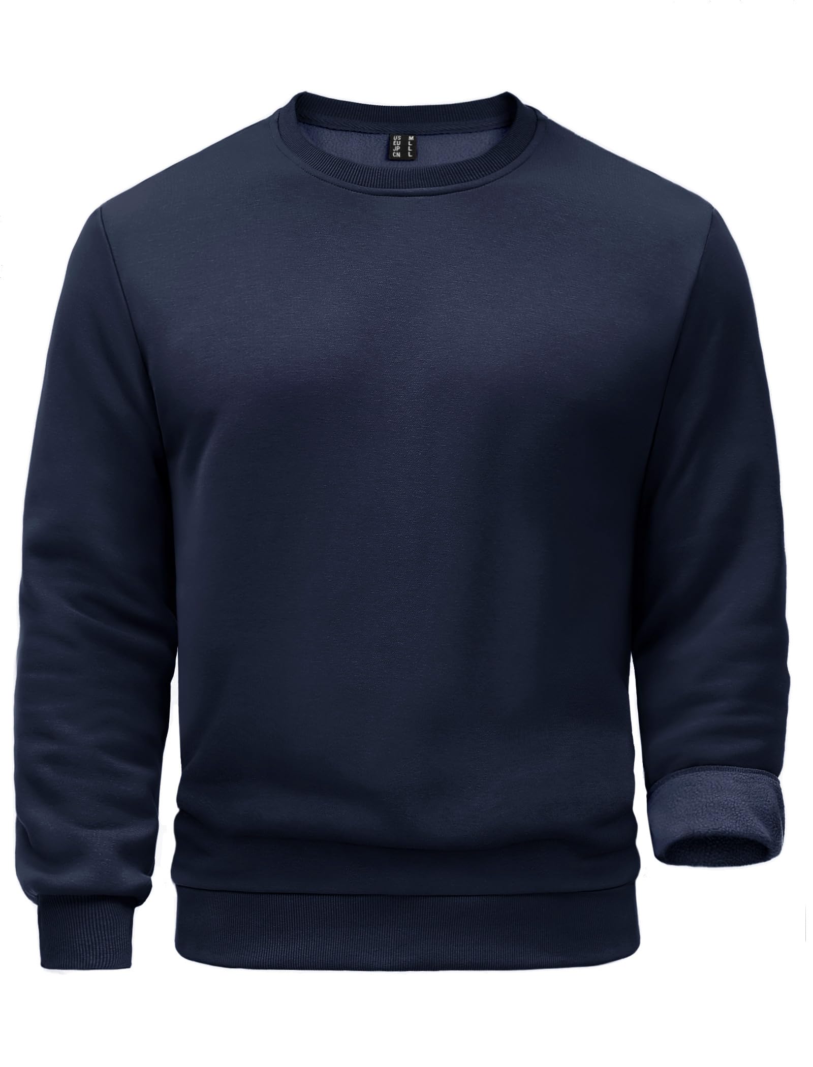 Men's Thermal Fleece Sweatshirt - Navy S-image-9c4efb31-13d5-482c-b43a-b3ff87a3f238-115926