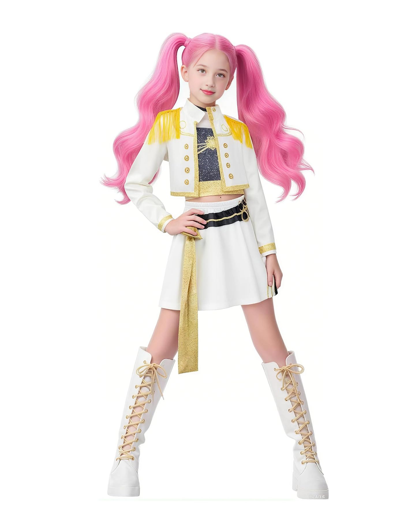 Kids Demon-Hunting Mira Costume - Multicolour 150-image-e24846df-ba98-4d97-8558-95022d272f09-122525