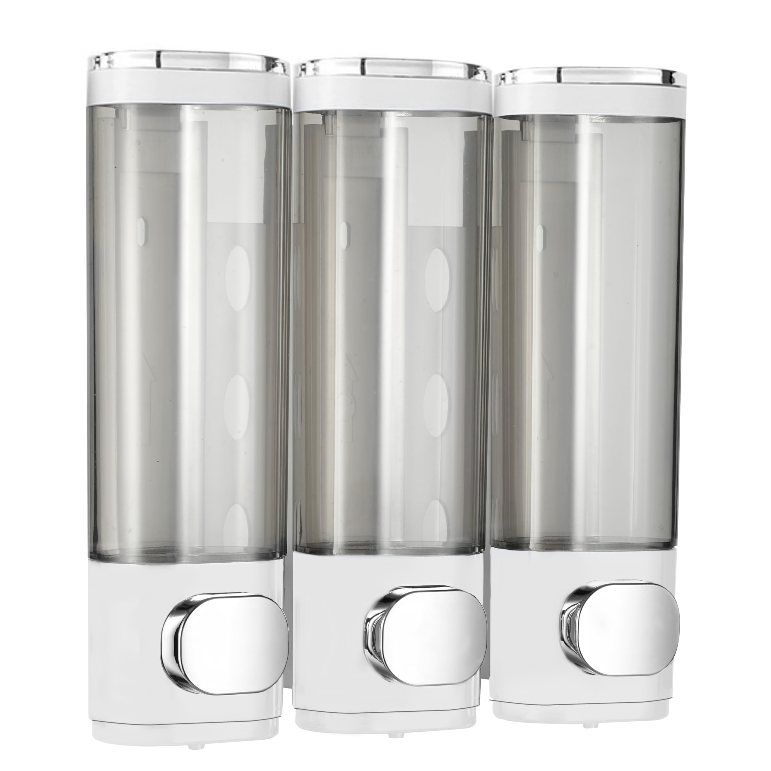 3 Chamber 300mL Wall Mounted Soap & Shampoo Dispenser-image-bee6ccc0-7cc7-4d57-93d5-6032b20dcfaf-64777
