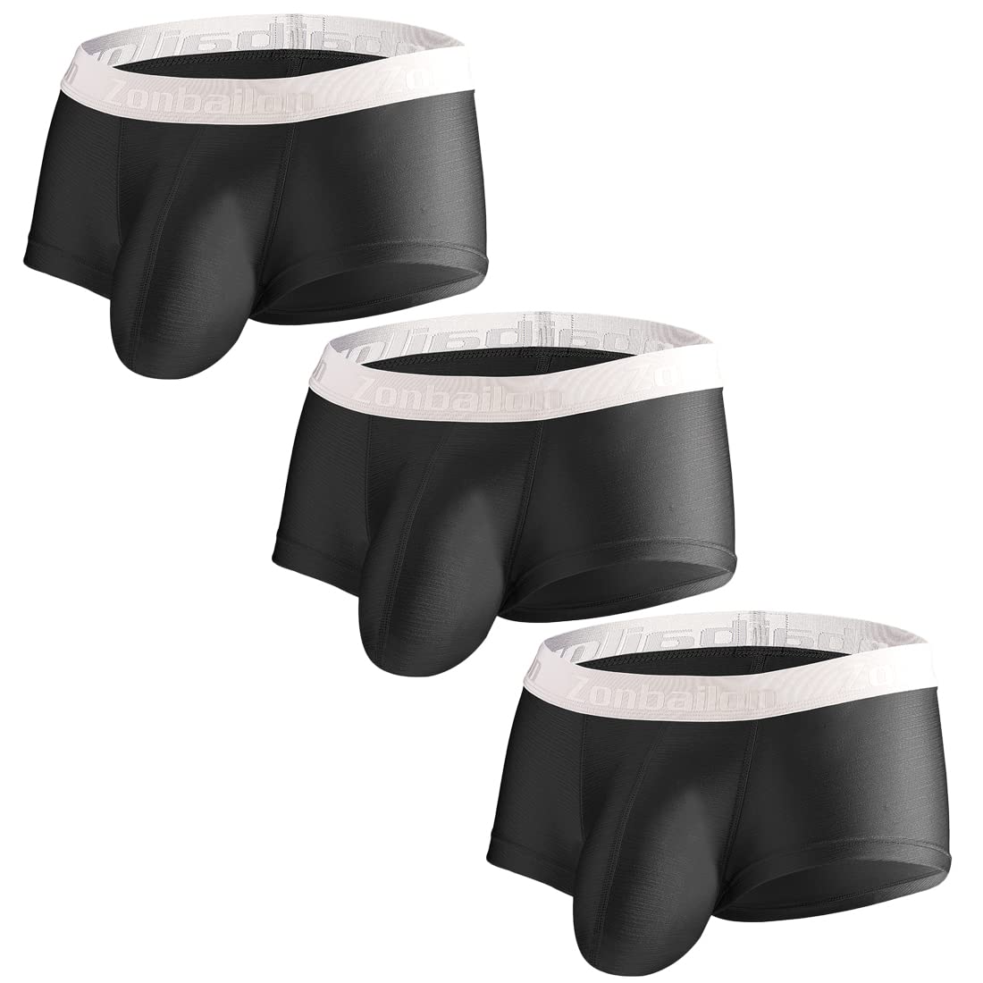 Men's Bamboo Boxers Bulge Enhancing - Black XXL-image-73fe5f9f-c523-4e7c-97a4-54ec00c6bfc8-107783
