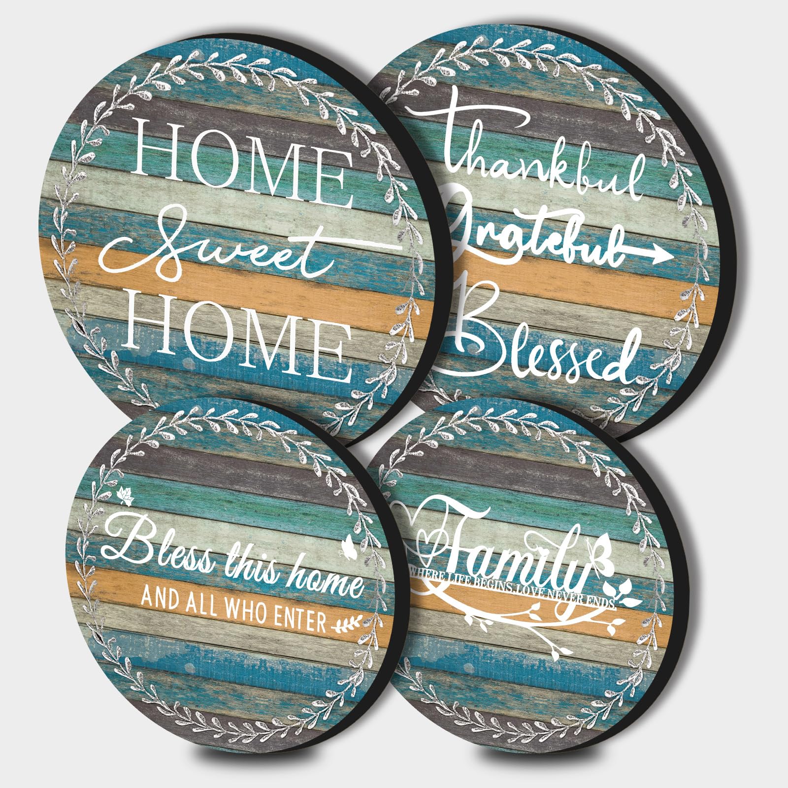 Round Metal Hob Covers Set - Rustic Style Silver 4pcs-image-ffc2ac3e-729d-4cc7-9eeb-a94e917f4712-82061