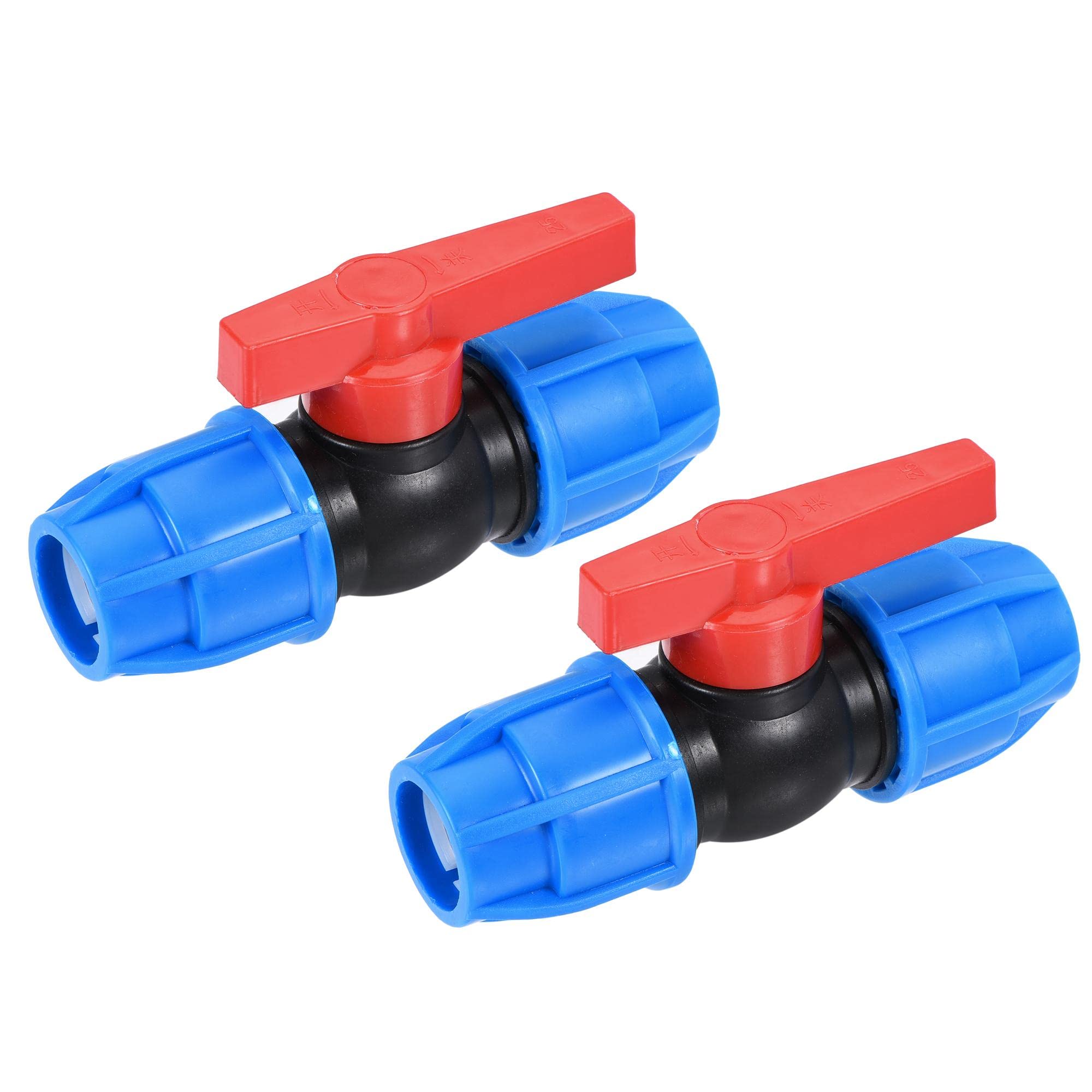 sourcing map Ball Valve PE Plastic Shut Off Switch Blue 25mm 2Pcs-image-f8be7e51-1101-4acf-9527-e7130da12917-62628