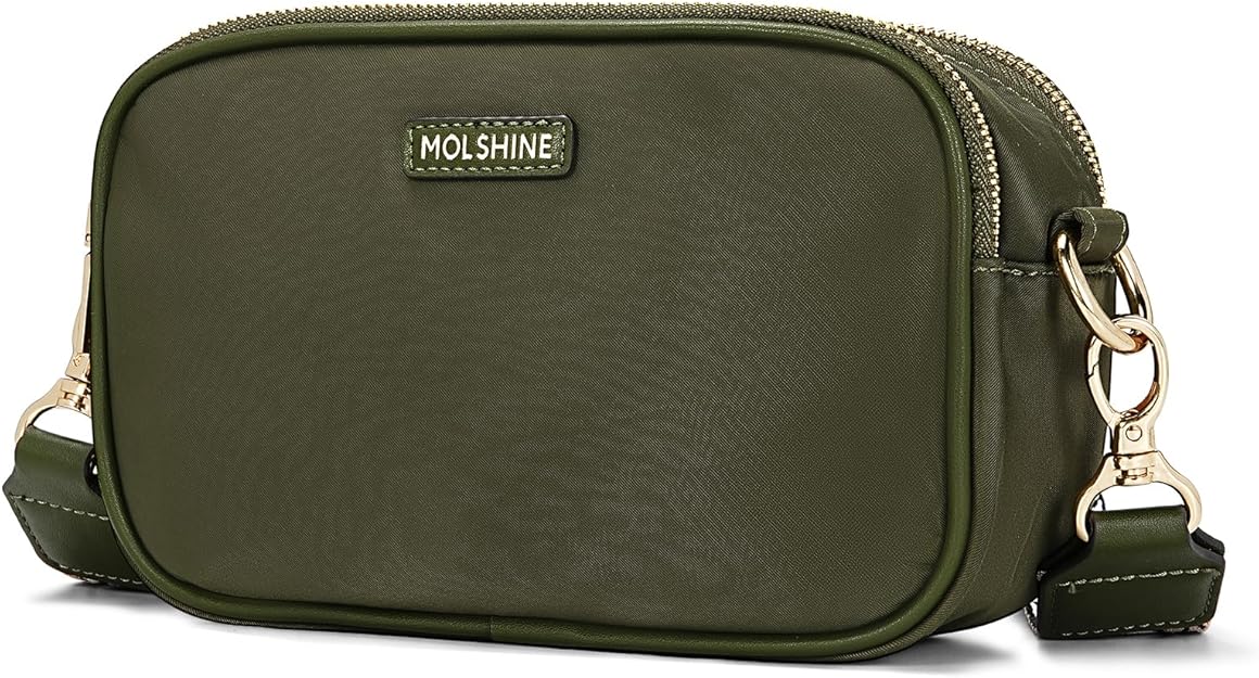 Small Waterproof Crossbody Bag - Army Green-image-46278576-ea7a-49cf-bd1f-cef634d656ba-98029