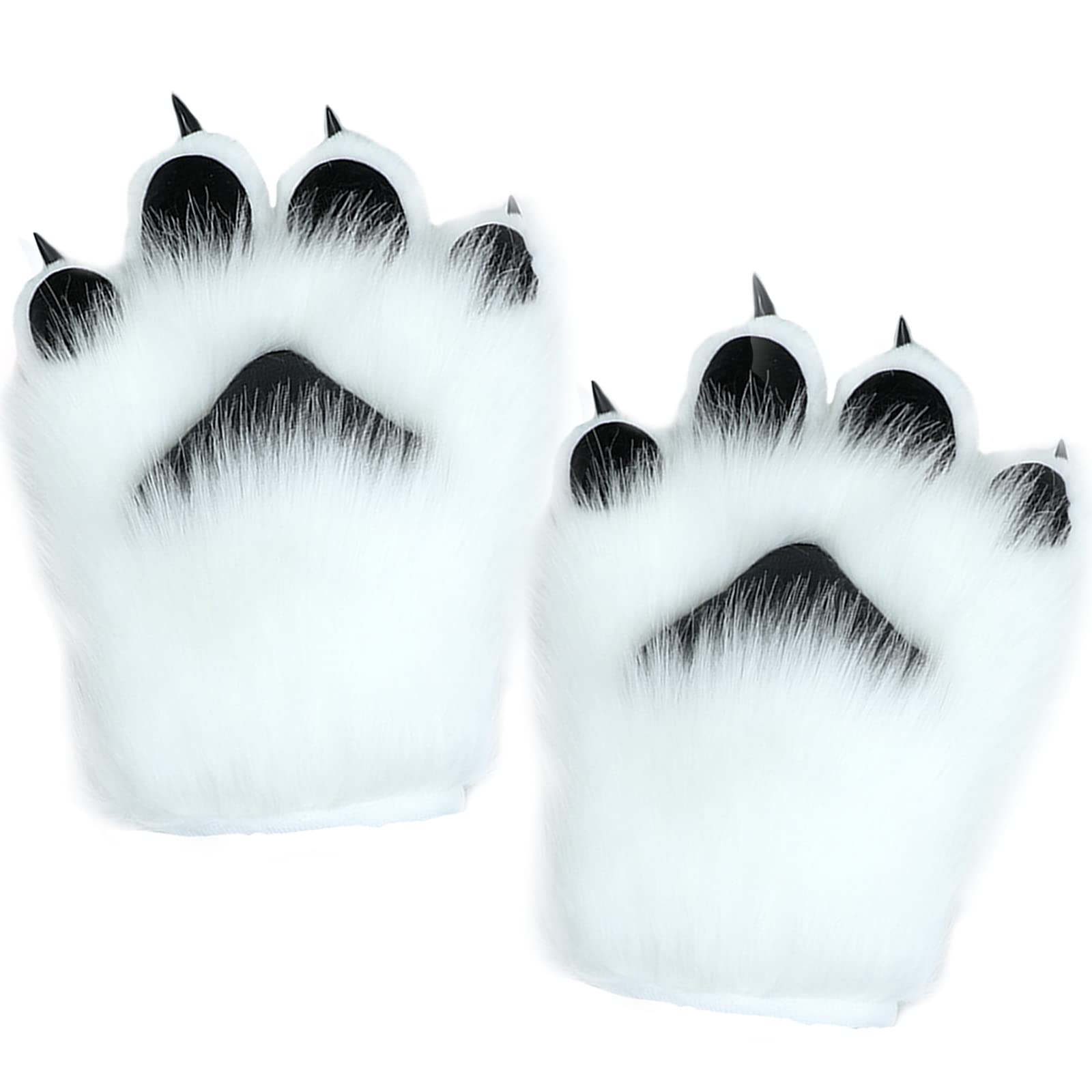 Fluffy Animal Paw Gloves Cosplay - White with Black Pads M-image-3bf8b3e7-1558-46da-82c8-89d1c8e48420-110551