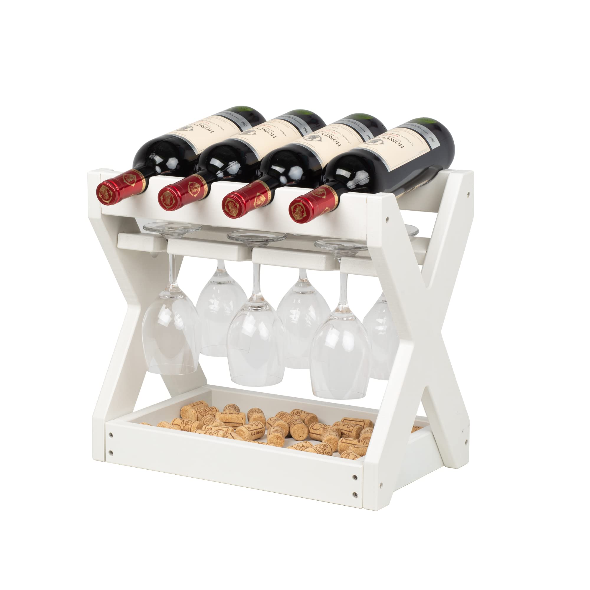 Wine Bottles Nuovoware Foldable Countertop Wine Rack, Wine Bottle