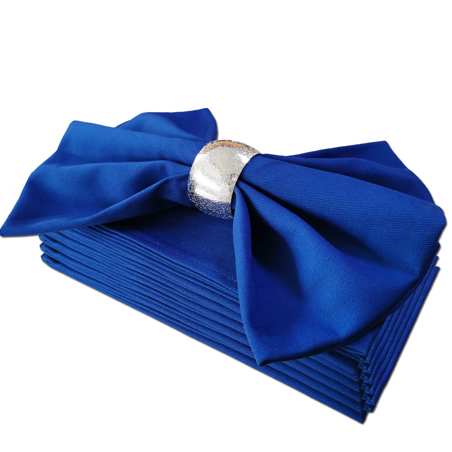 Cotton Cloth Napkins Set of 6 - Blue 6 Pack-image-78177218-5f0e-4a82-bda1-94bc9f9f2fb3-115253
