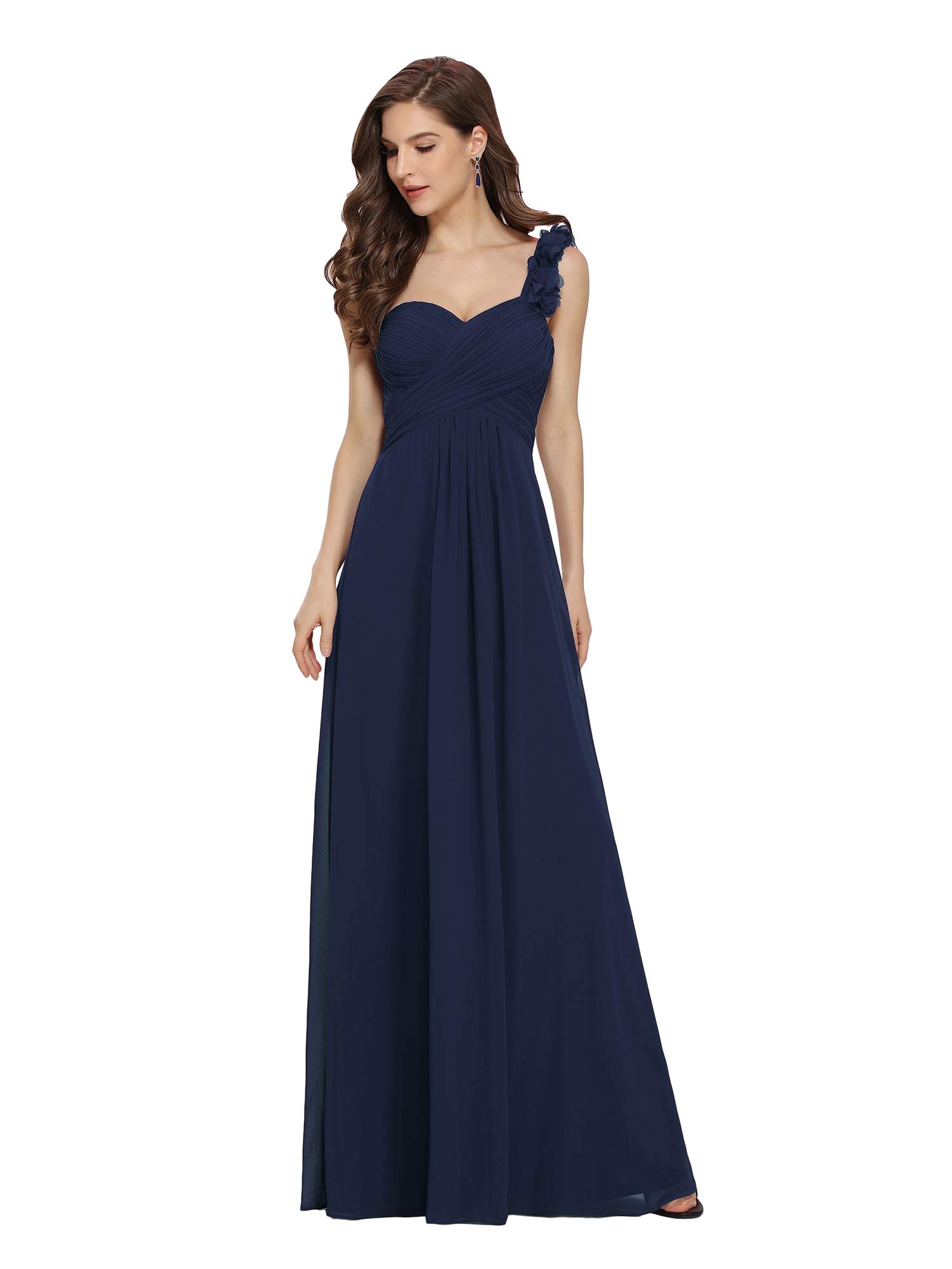 made bridesmaid dresses A-Line Jewel Satin Royal Blue Long Bridesmaid Dresses DTB102  DressTok.co. uk