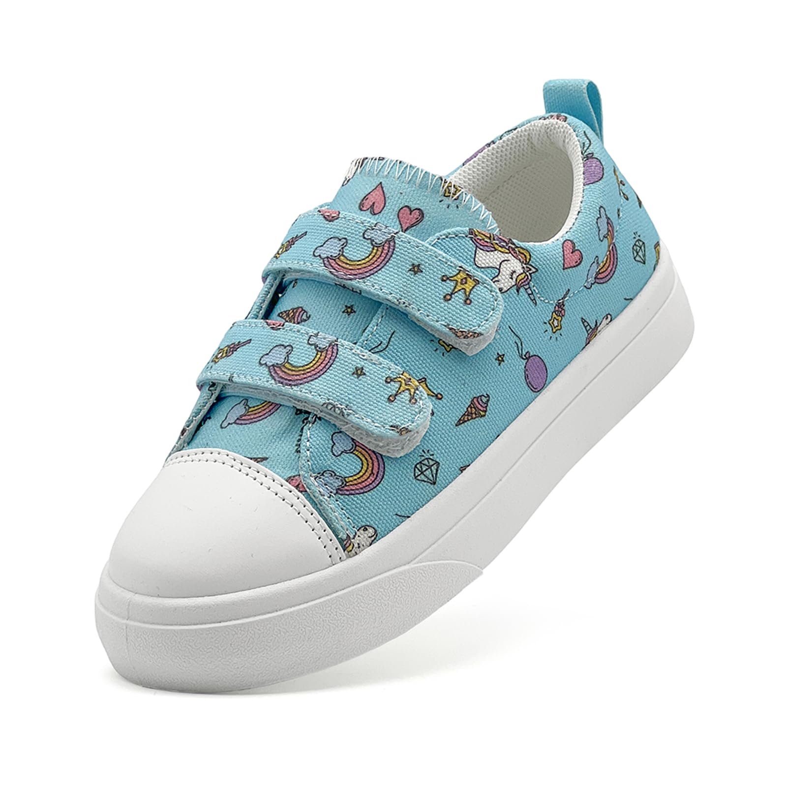 Kids Canvas Trainers - Blue UK 2-image-c299edbc-f564-4264-8482-99bd0c2ba0d6-119475