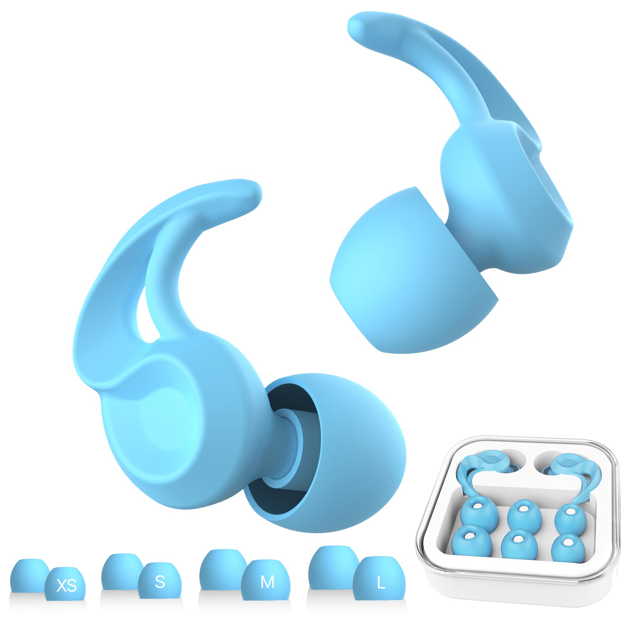 Reusable Silicone Ear Plugs for Sleeping, Concerts & Noise Sensitivity - 4 Sizes-image-b68ed1e1-18cb-44b9-b178-9a549775fe40-28046