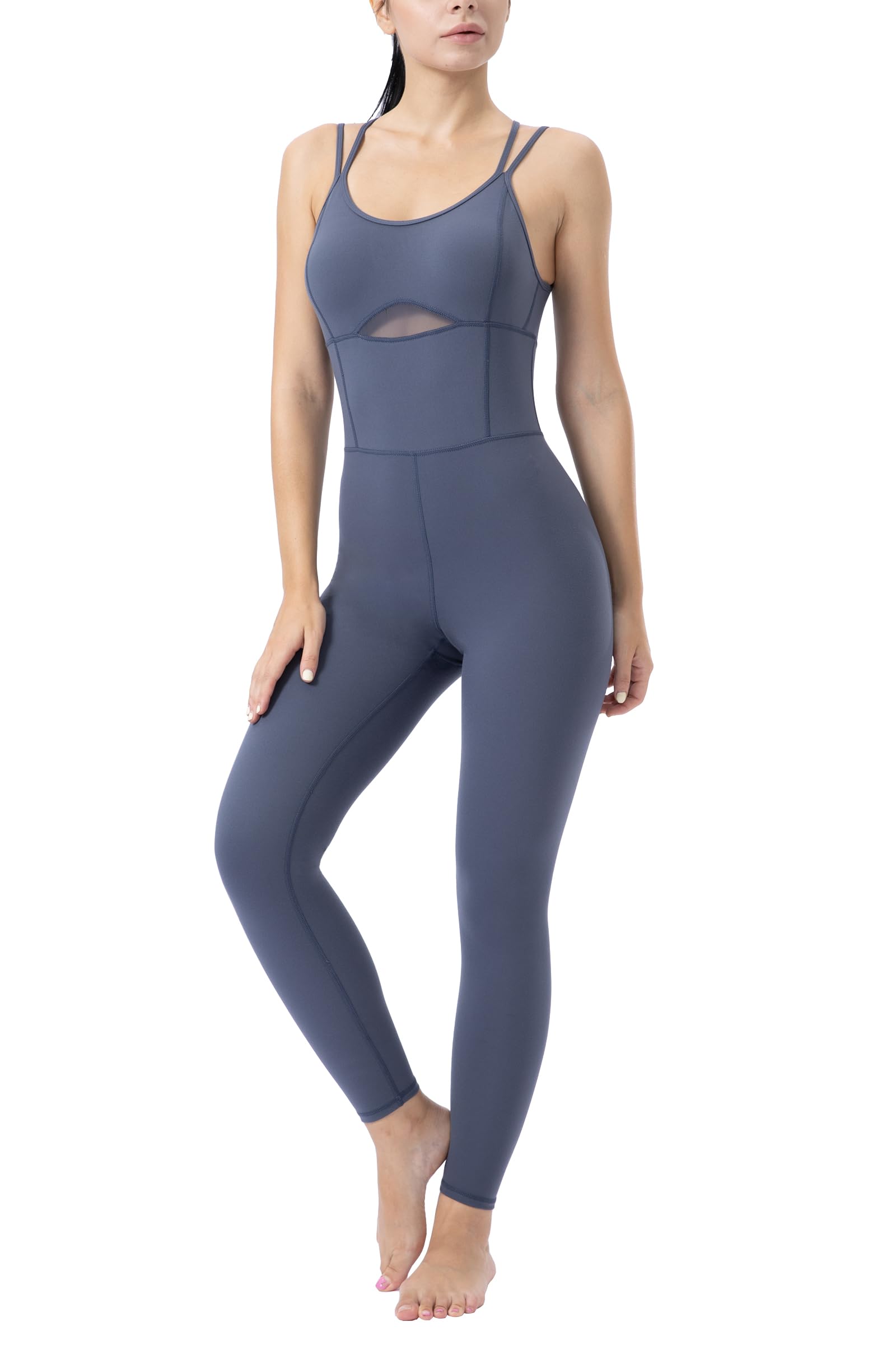 Women's Sleeveless Gym Jumpsuit - Navy Grey L-image-8131f970-693d-449b-abfa-21151d1f685d-115488