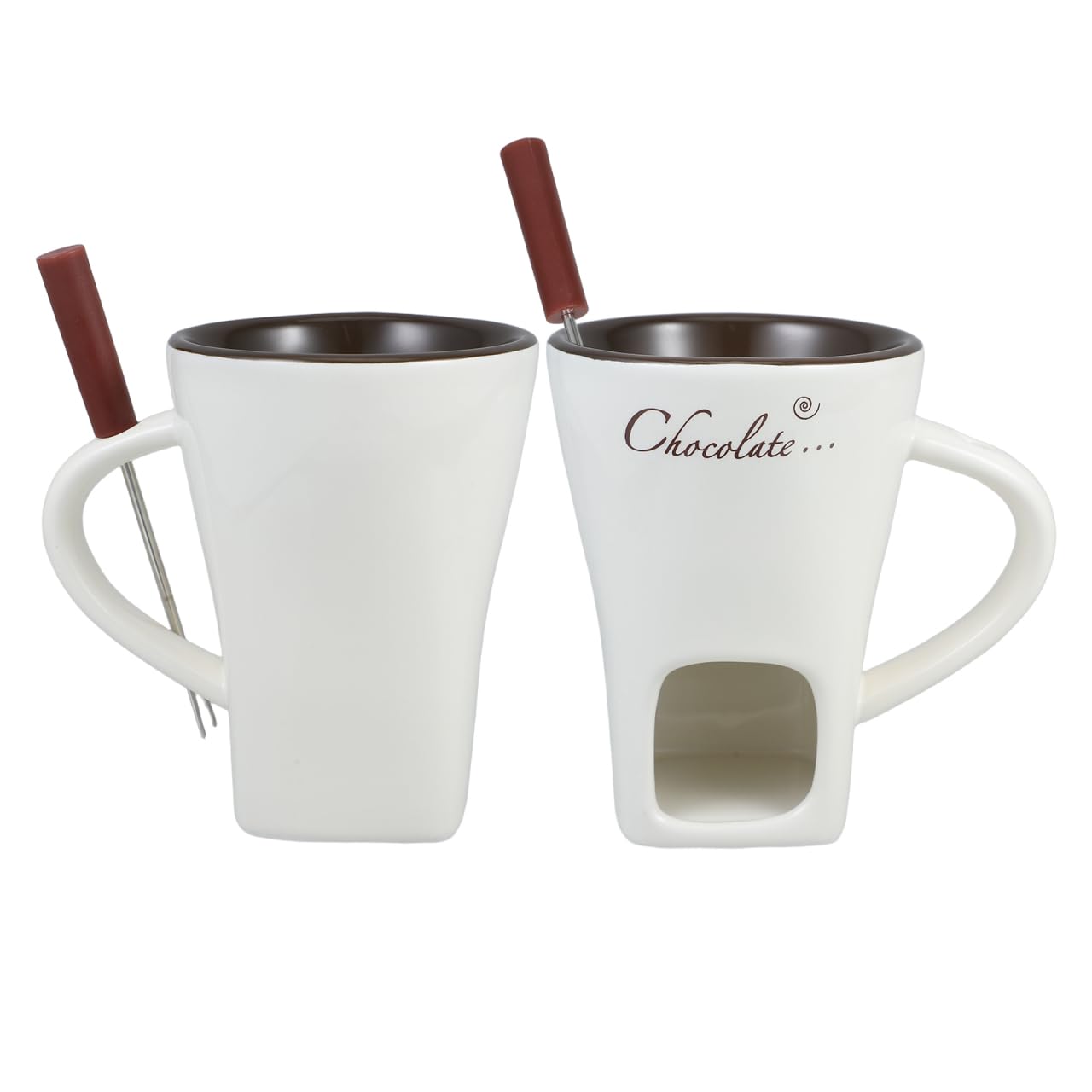 Ceramic Cheese & Chocolate Fondue Set with Warmer and Forks - Perfect for Parties & Entertaining-image-1a98bb62-9a1a-4c5d-93cb-5a8ad1c59471-77665