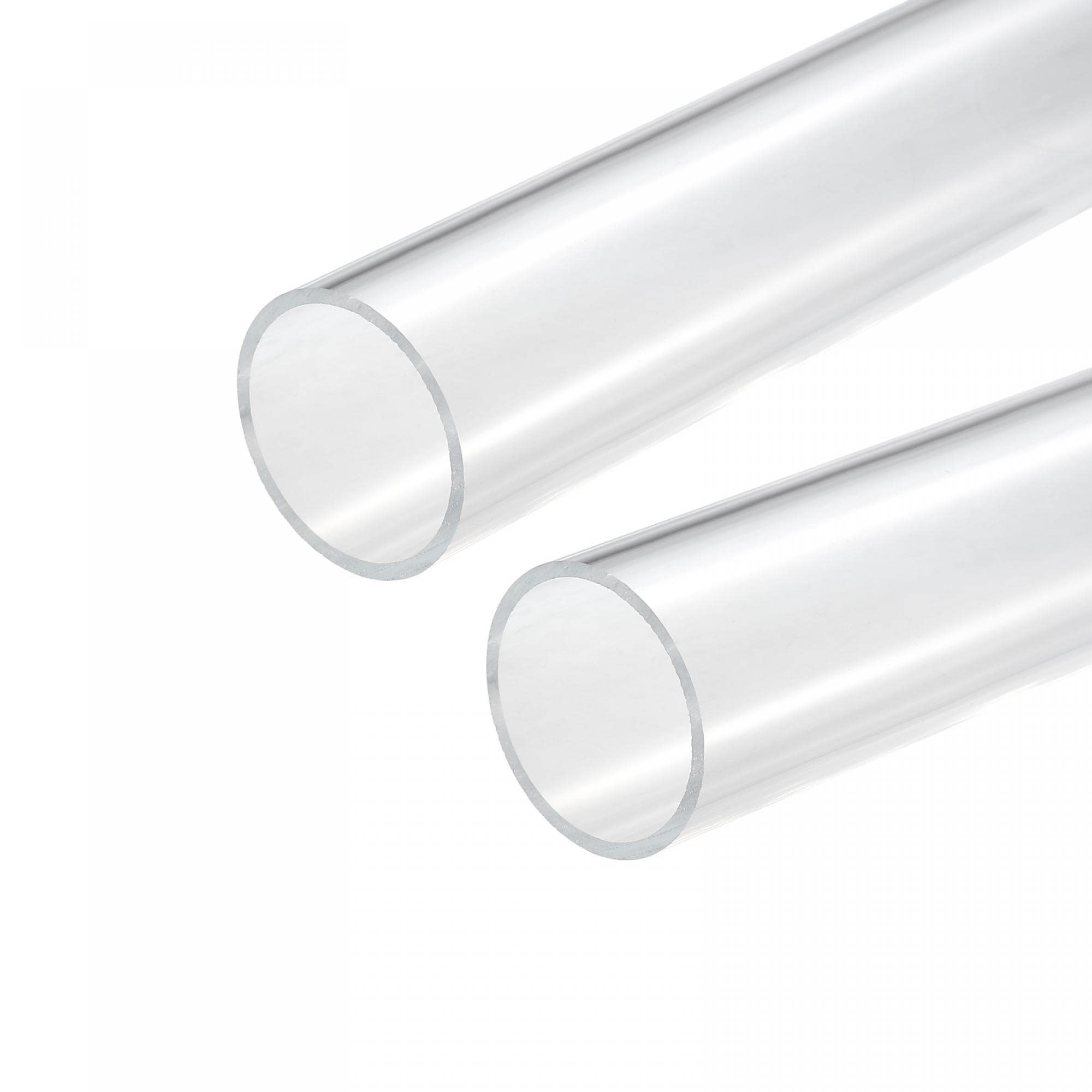 sourcing map Acrylic Pipe Clear Rigid Round Tube ID 44mm 50mm 10" 2pcs-image-d23dca2b-dba5-48d0-aa61-41ecc20bc1fa-61991