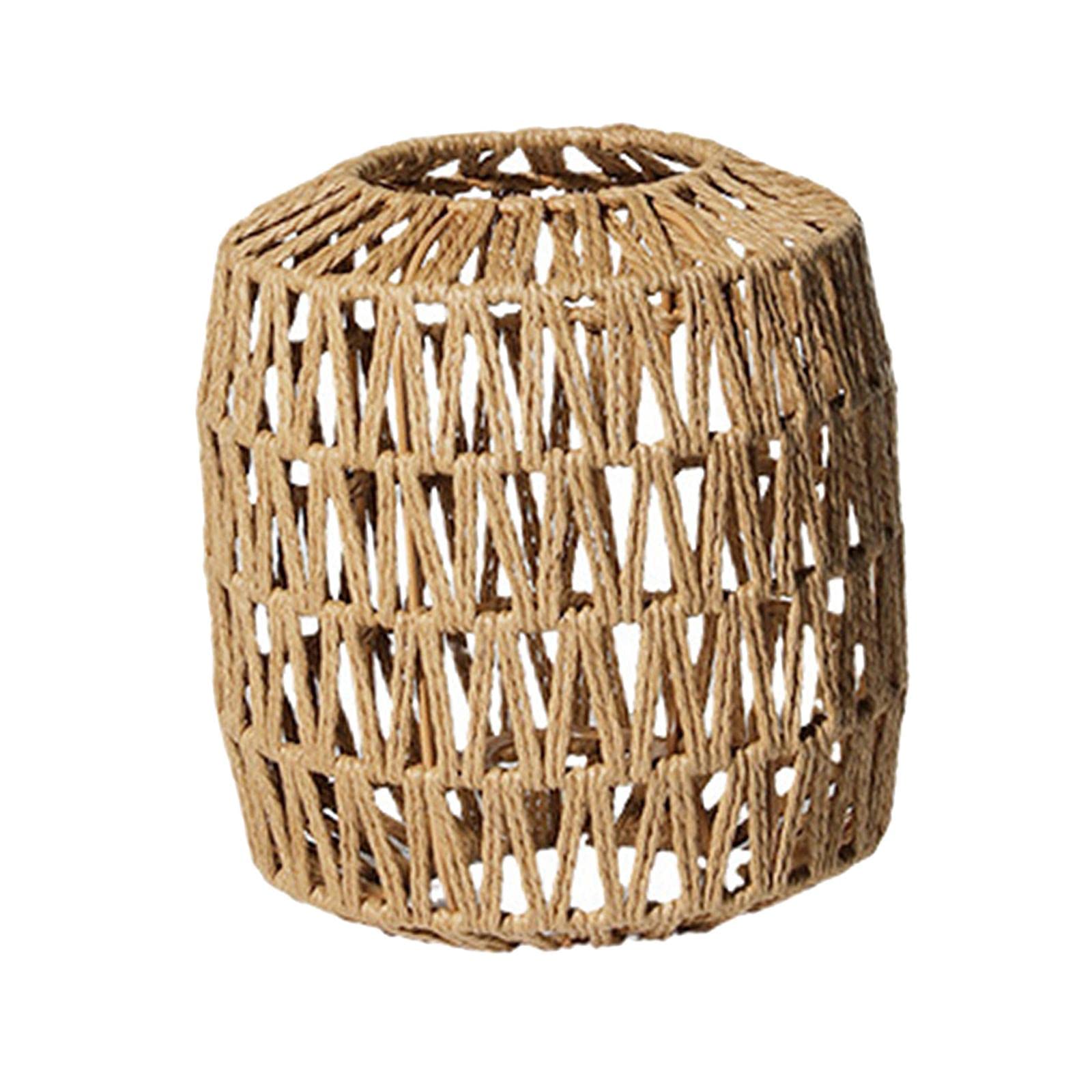 Boho Rattan Pendant Light Shade E27 - Khaki Lantern-image-50be7b4a-6e6b-4038-be0e-90bf68913433-101013