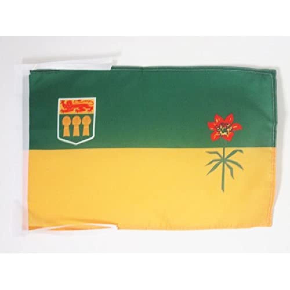 AZ FLAG - Saskatchewan Flag - - 18'' x 12'' 100% Small 18x12 45x30 Cm-image-b2c02c44-dd50-4b62-8b14-9338d264758e-58728
