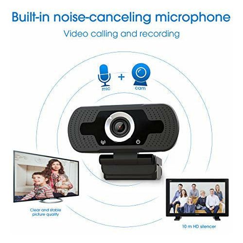 Usb Webcam Larmtek 1080p Full Hd LarmTek USB Webcam 1080p With