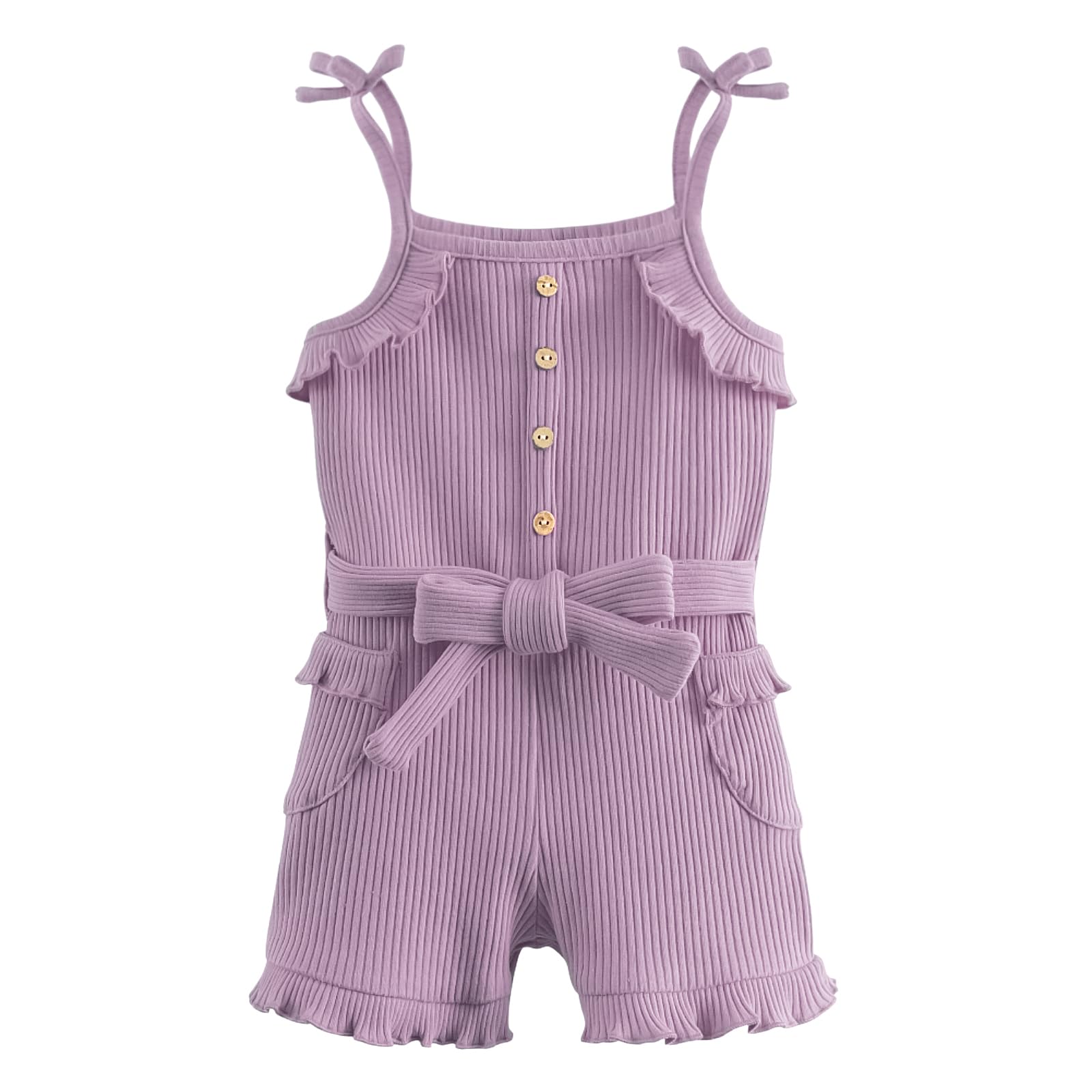 Baby Girl Romper Outfit - Purple 3-4 Years-image-a242e0fa-0d9d-4217-ada7-8d099a6d24b6-93457