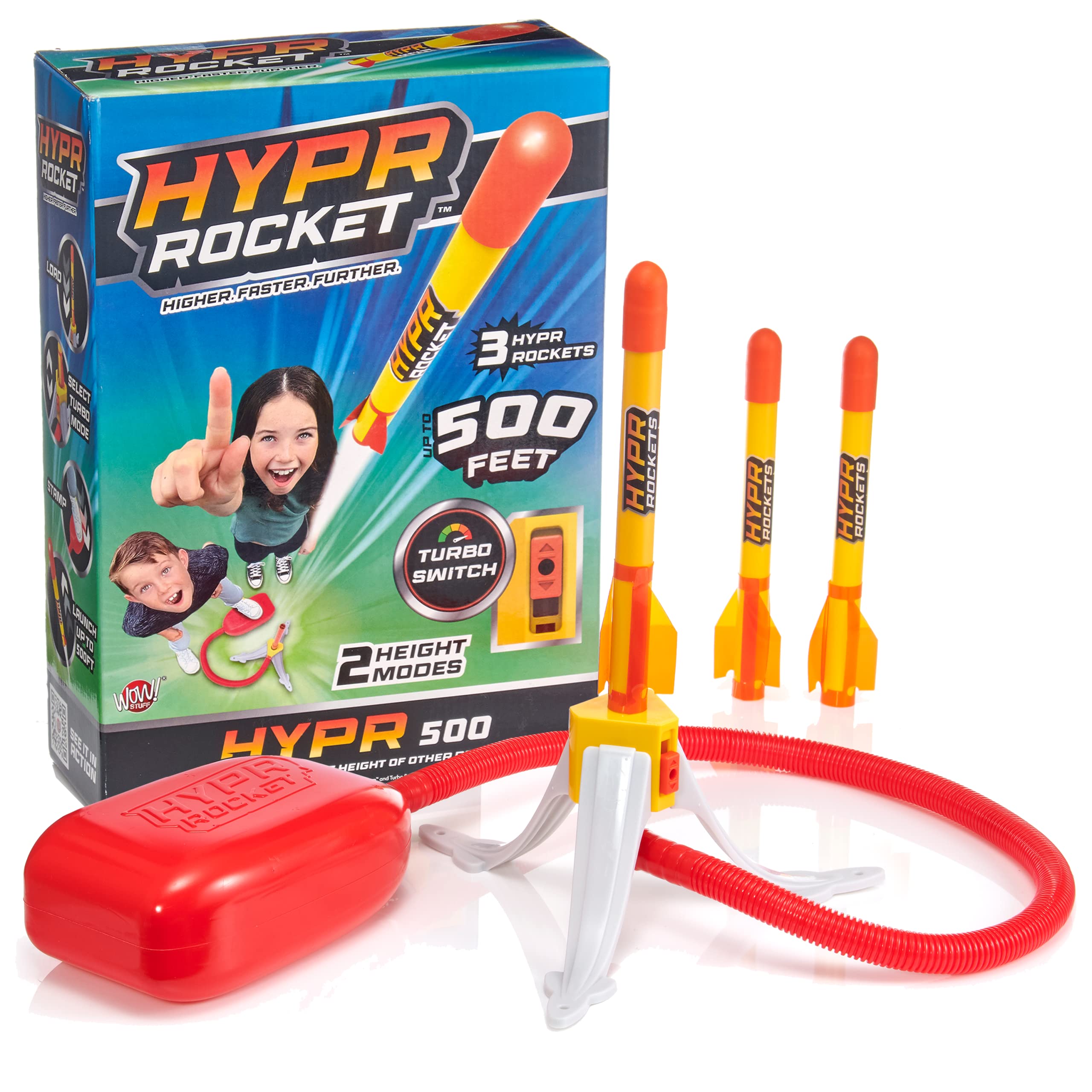 HYPR Rocket 500 Stomp Launch Set - Yellow One Size-image-83dc03f6-5369-4f34-8b0e-99514d7f08e9-110171