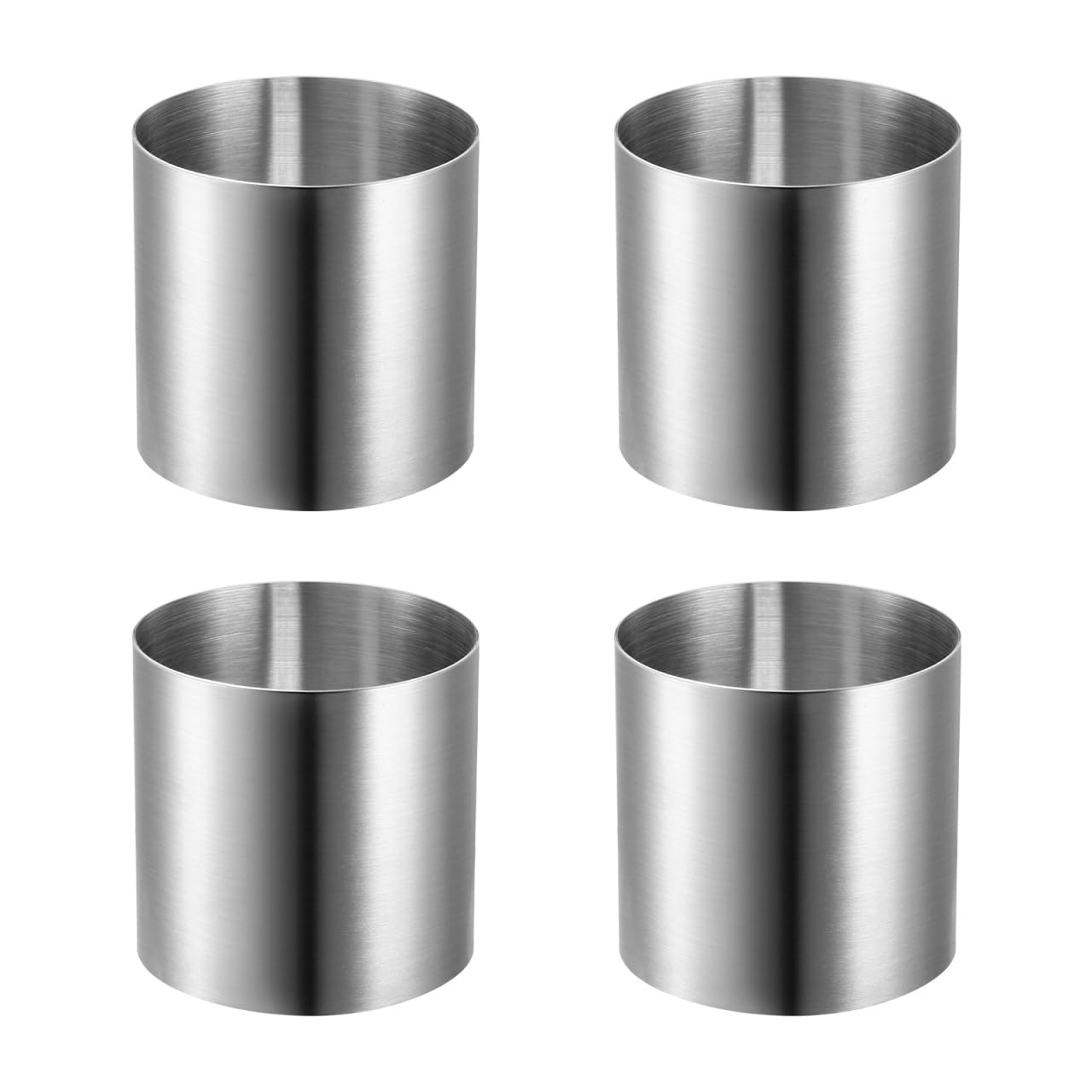Stainless Steel Cooking Rings Set of 4 – Perfect for Moulding, Baking, Mousse & Pastry Presentation Stainless Steel Cooking Rings Set of 4 – Perfect for Moulding, Baking, Mousse & Pastry Presentation