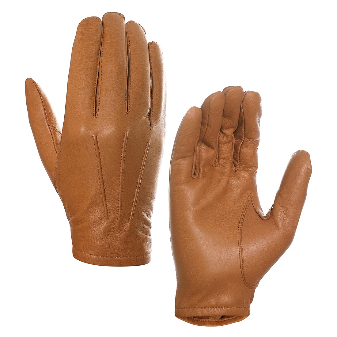 Men's Leather Police Gloves - Tan XL-image-e13d7452-07b4-482a-bbb8-f4911ea10b20-116459