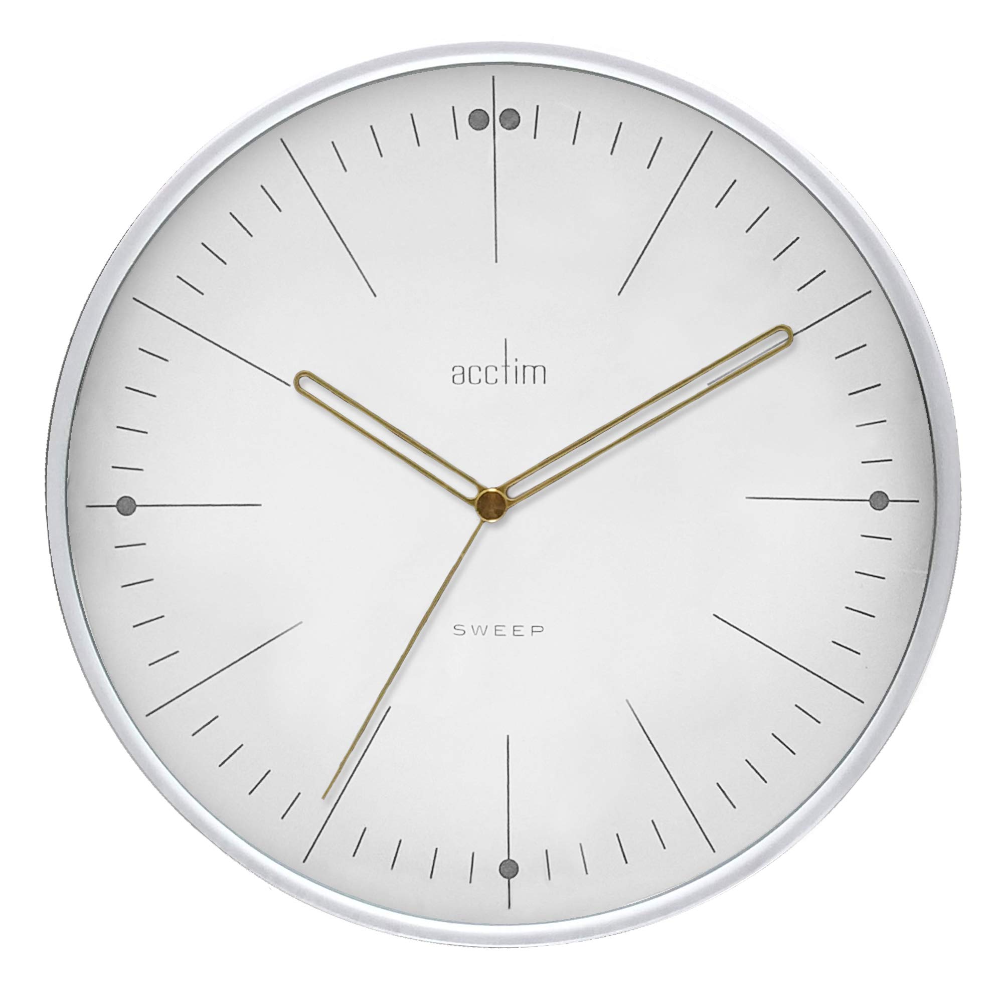 Wall Clock Minimalist Design - White 28cm-image-f911b133-1707-44cd-ab8e-9f00cc2b56be-109977