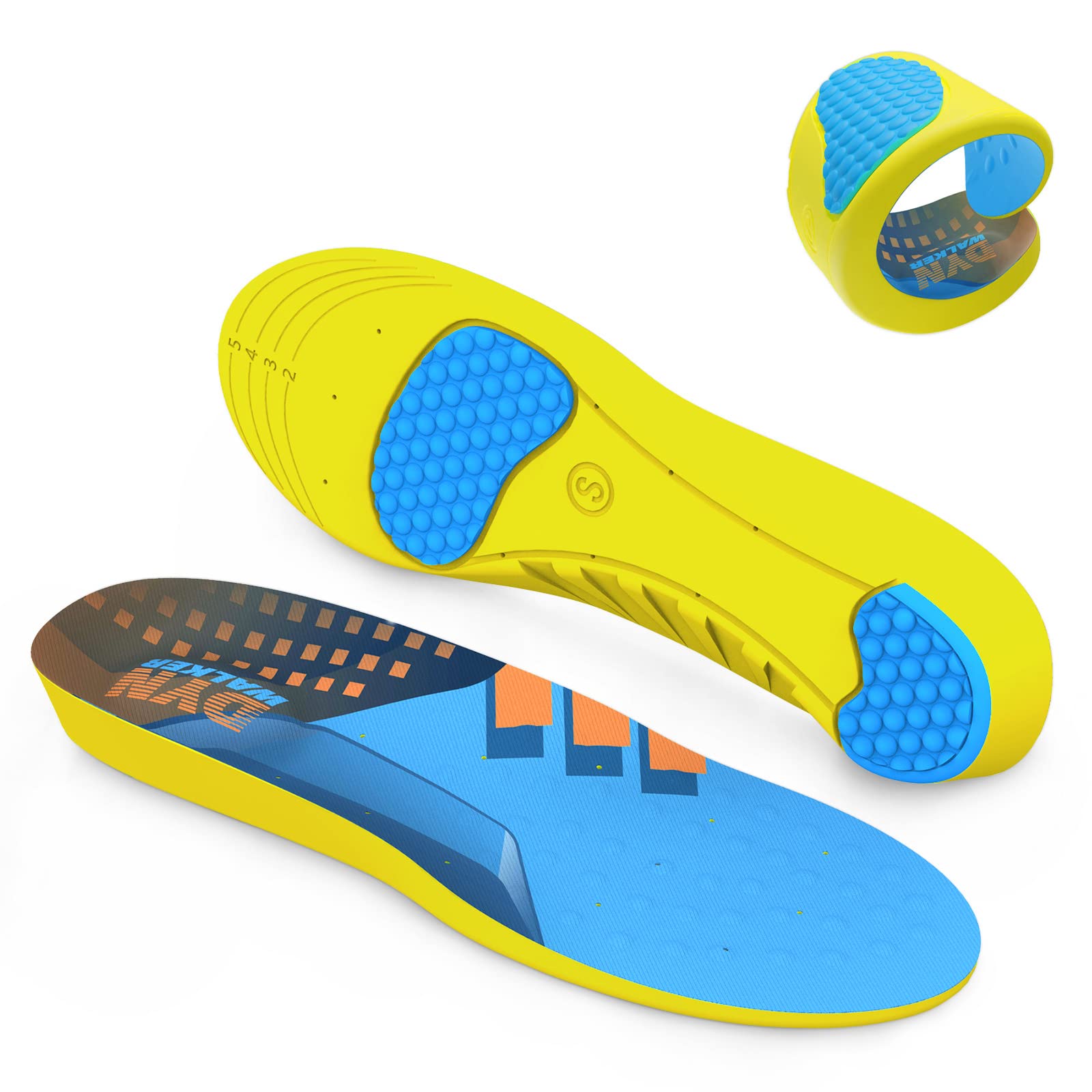 DynWalker Insoles for Men and Women Shoe Inserts Memory Foam Arch 1-image-9d49a1ac-3df5-4301-b851-1d7e3ac8d3d4-53345