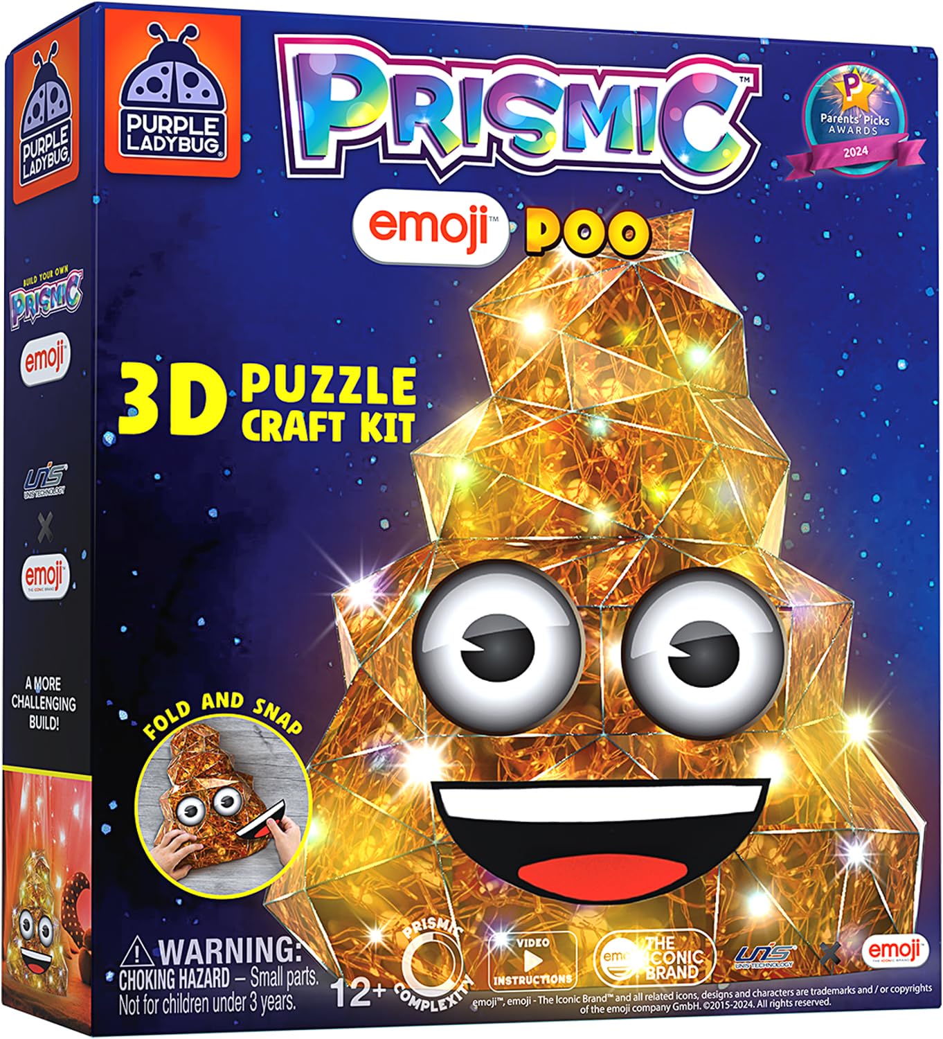 Emoji Poo 3D Puzzle Craft Kit - Bright Multicolours Emoji Poo-image-3d3cebec-645c-49ee-9817-a558f3baee0e-2197
