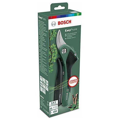 Bosch Cordless Secateurs EasyPrune (Integrated V Battery, 450