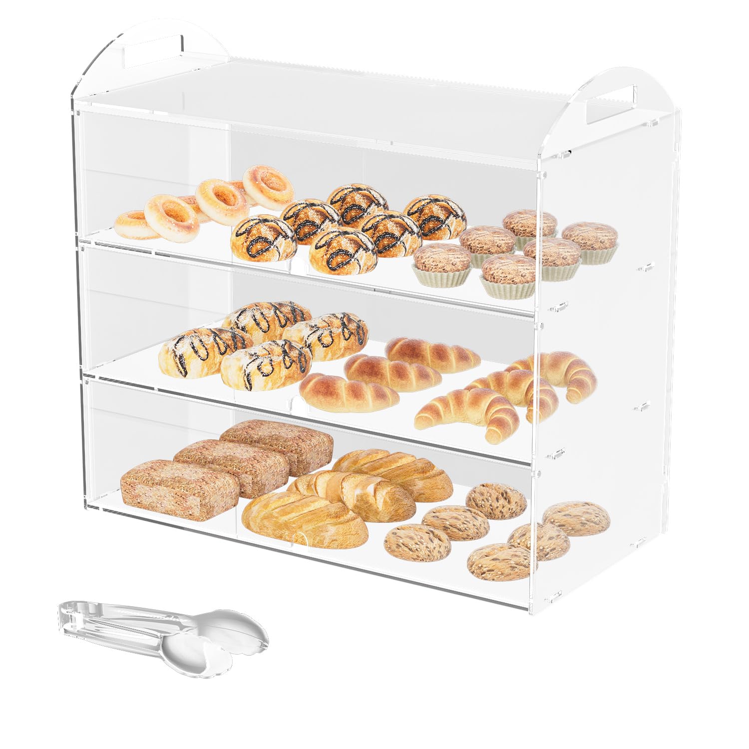3-Tier Bakery Display Case - Lj039c 3-Tiers-image-28e36eca-2925-4ded-901a-8679c00a1964-122448