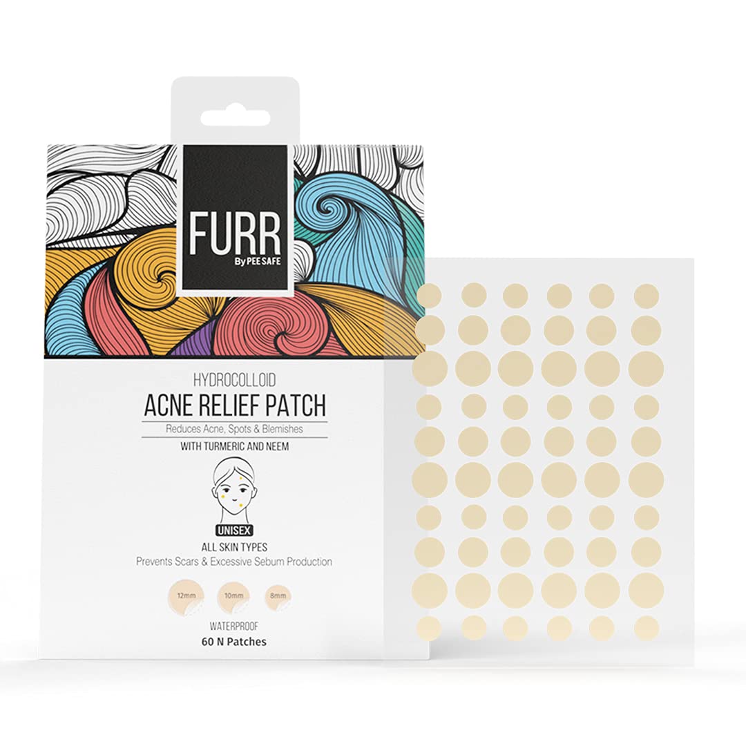 Hydrocolloid Acne Relief Patches - Reduces Spots & Blemishes | 60 Patches, Peach-image-c51dce1a-0c64-46fe-b2f7-3d80ea2ec9d7-47912