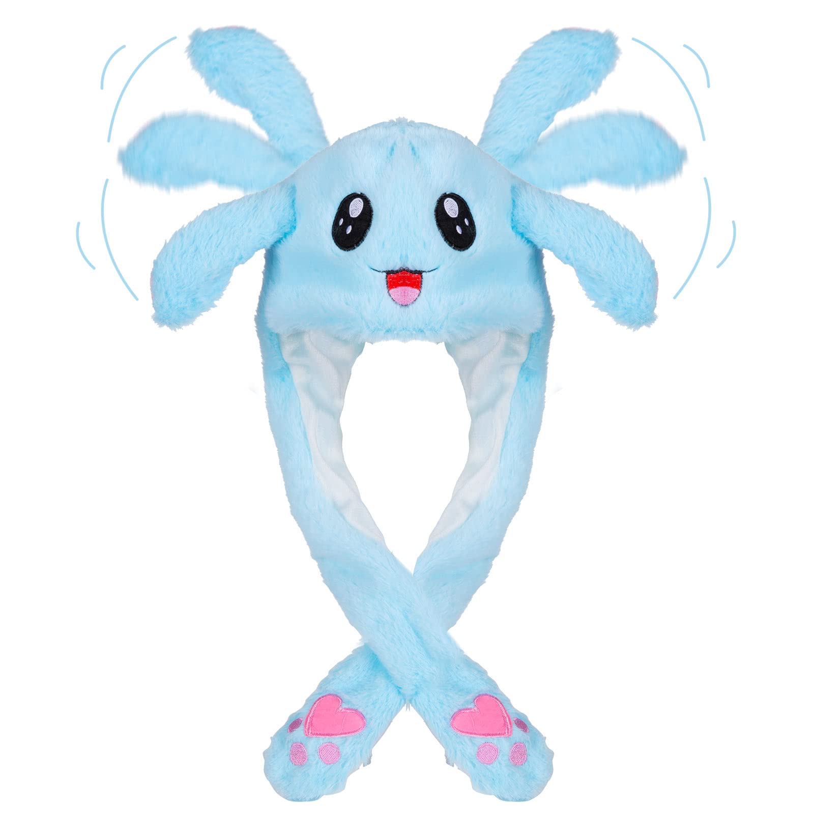 Blue Plush Bunny Hat with Moving Ears - Fun Easter Gift for Women, Girls & Teens-image-e9094ead-046e-441b-9c27-0d3037ece697-66723