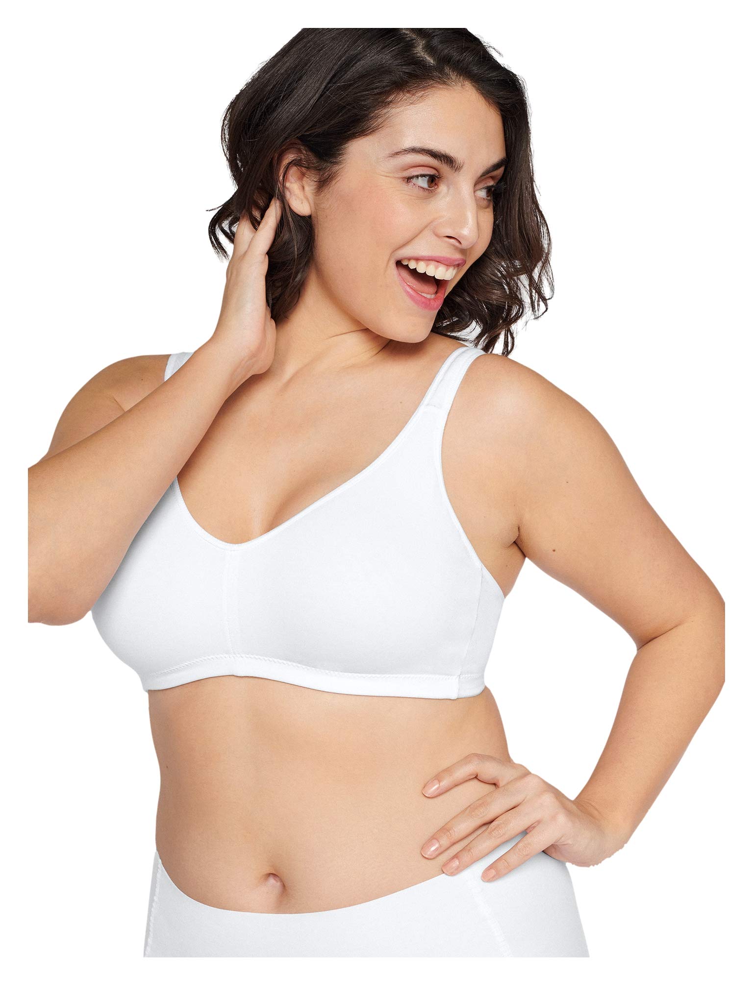 Women's Non Wired Bra Seamless Comfort - White 38-image-fcc652a0-f0da-4d2a-917f-96aec113c770-100889