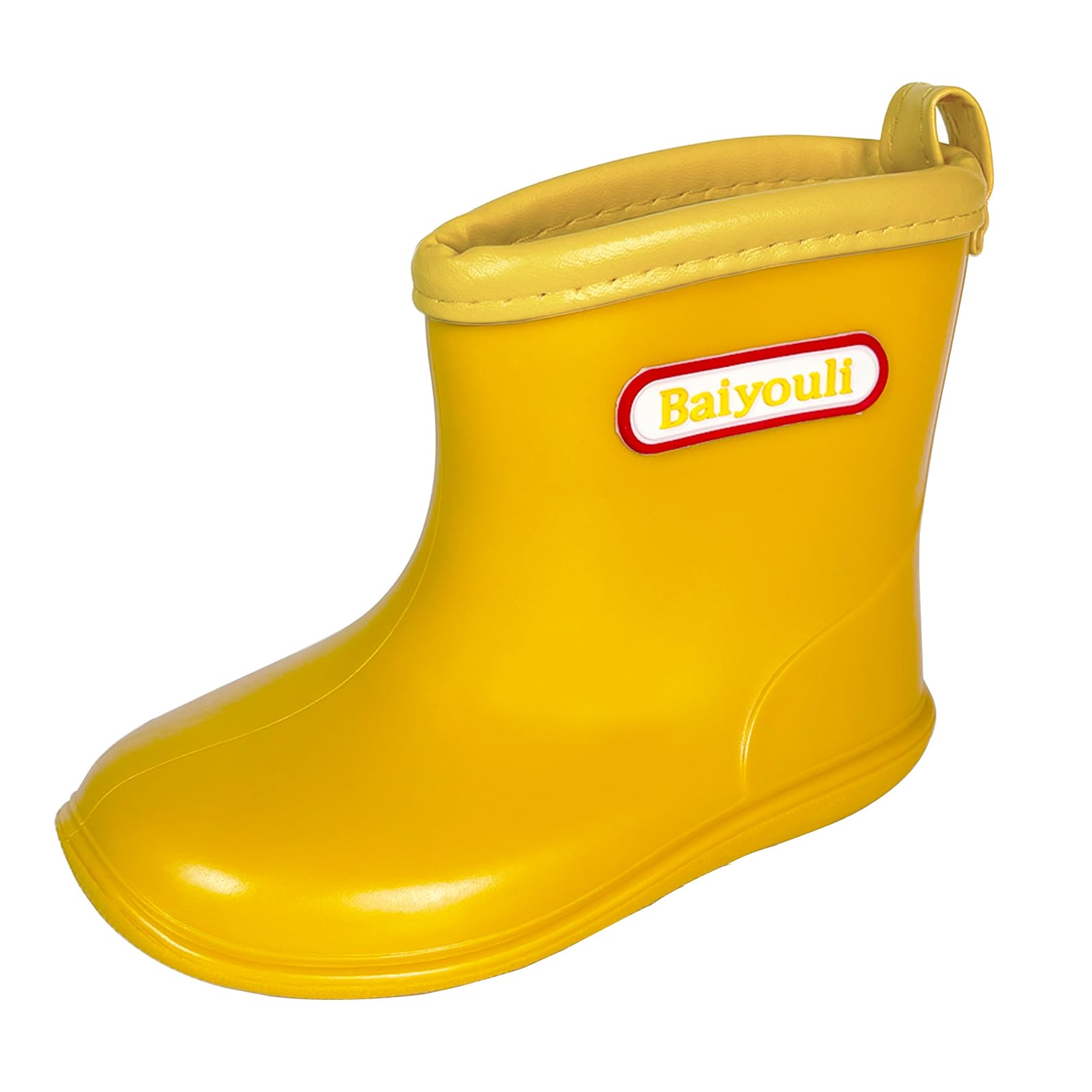 Kids Waterproof Wellies Non-Slip PVC - Yellow 10.5 UK-image-83ec2899-caab-4327-abcb-0c3f4dbe779e-96127