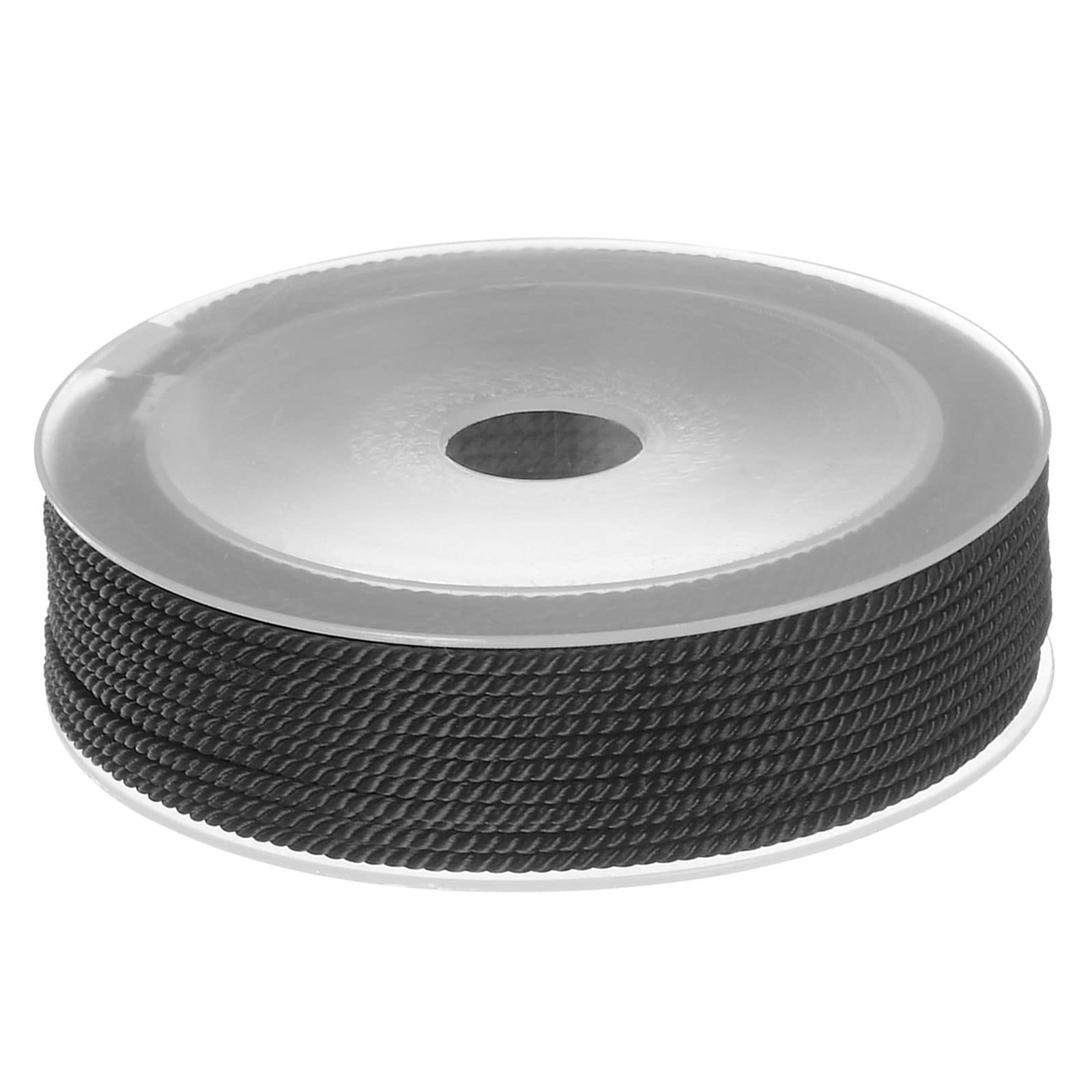 sourcing map Twisted Nylon Twine 2mm 13M/43 Extra-Strong Making, Black-image-badfc751-19df-4650-b58c-803f933c3448-60546
