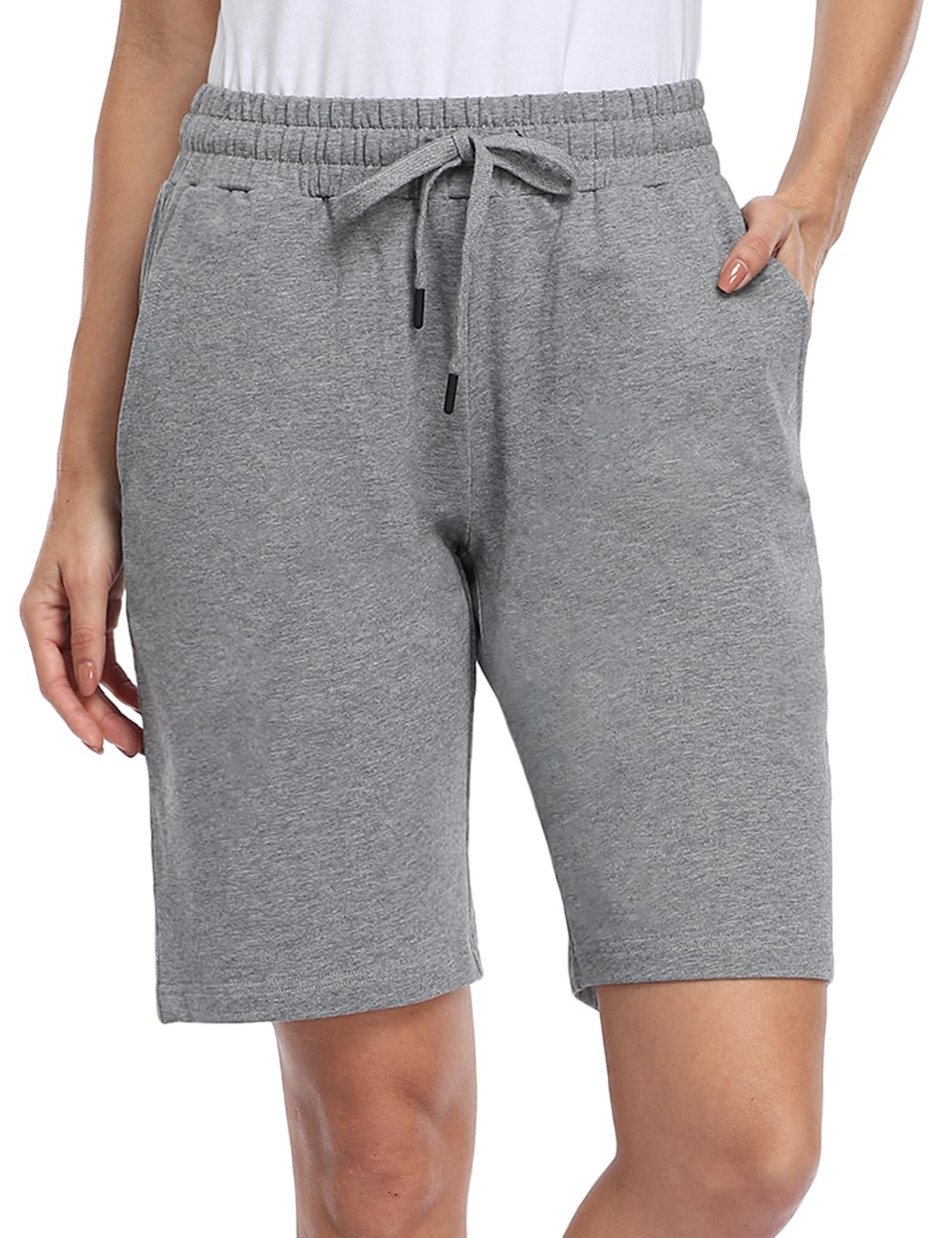 Women's Bermuda Shorts - Grey XS-image-1a40b6af-9522-4862-b046-6d6eb2535fa3-109364