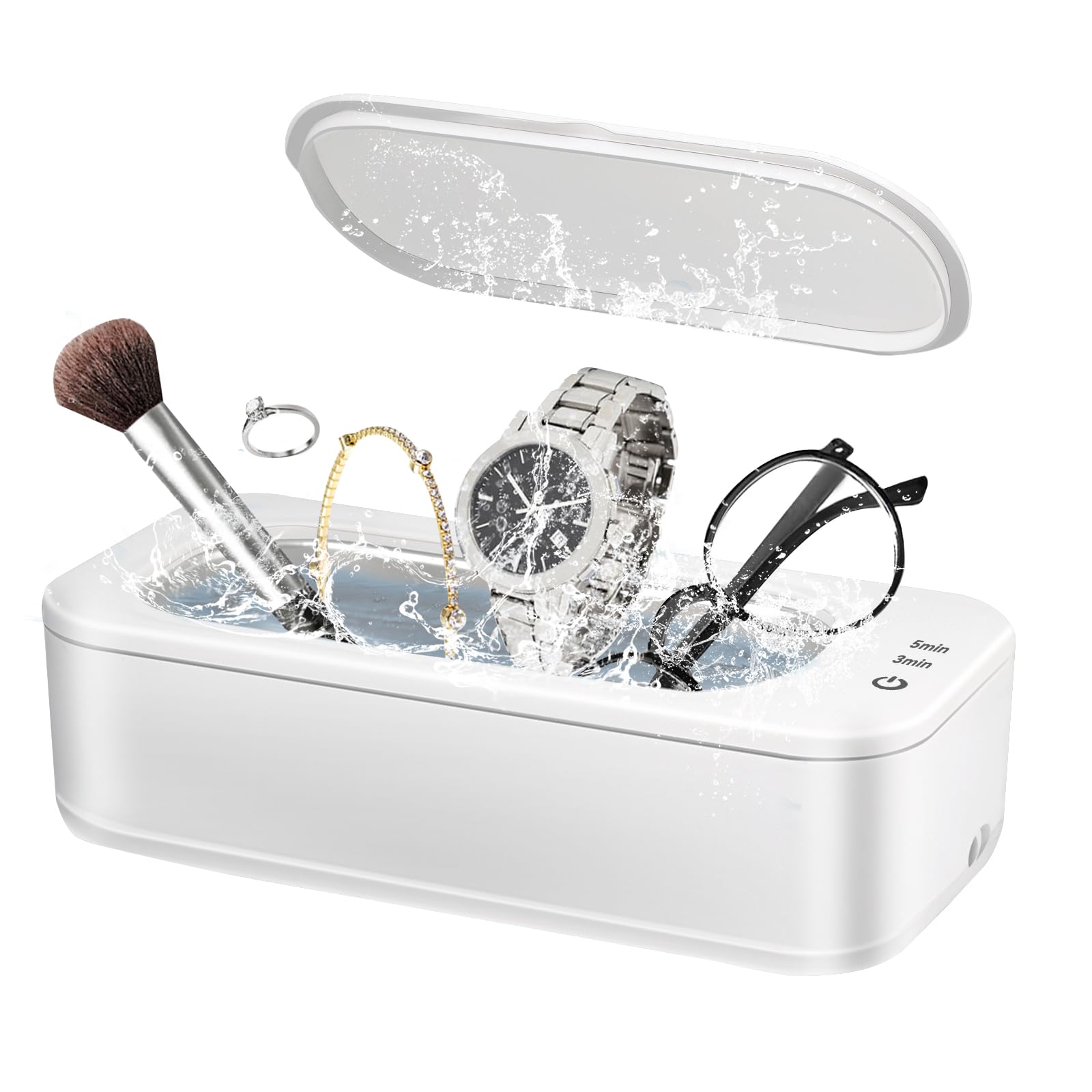 Ultrasonic Jewellery Cleaner Portable - White L-DAQGS-image-58385c2b-5159-4d8c-b43e-351959908d39-104062