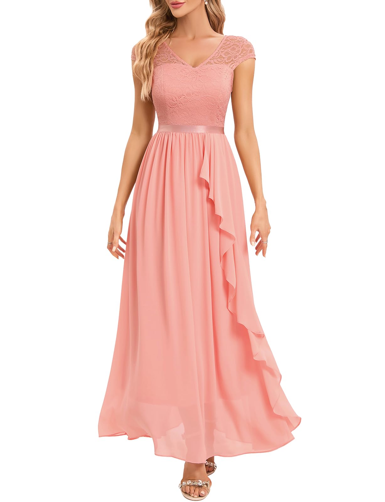 Women's Elegant Chiffon Evening Dress - Blush 2XL-image-abb705e6-2995-45e6-810e-a26d7dd39665-121613