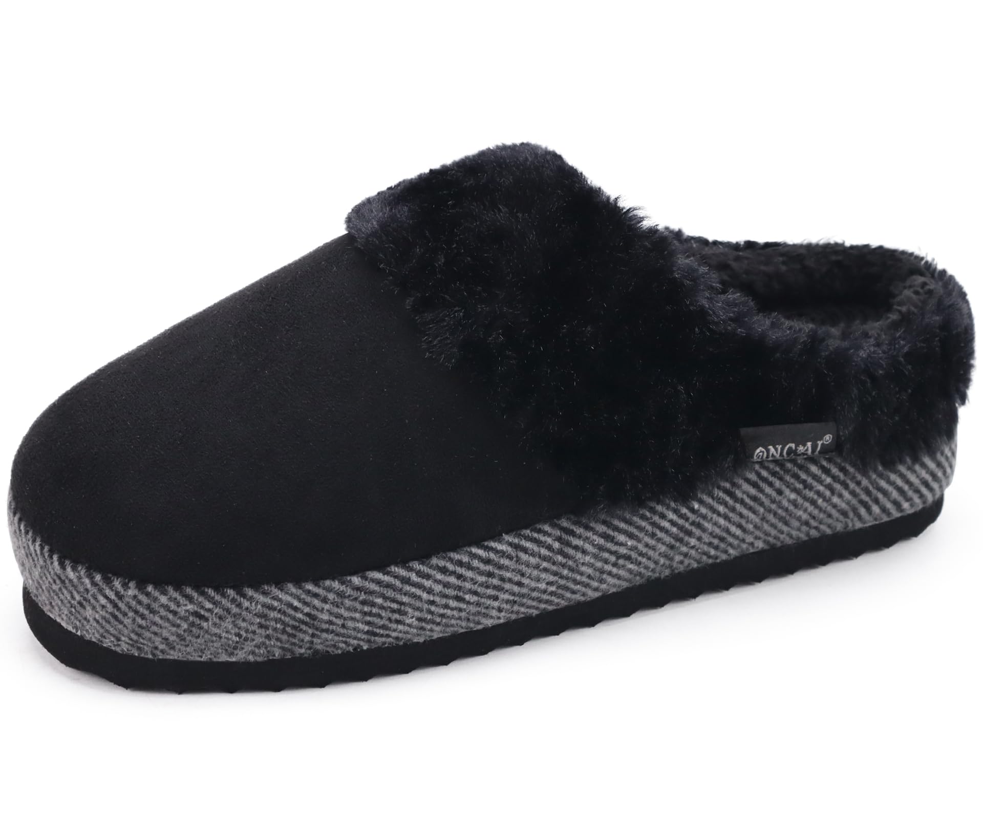 Women's Faux Fur Slippers - Black UK 8-image-33e6ef57-8c2e-4cc0-83cb-26ff958a22c5-108871
