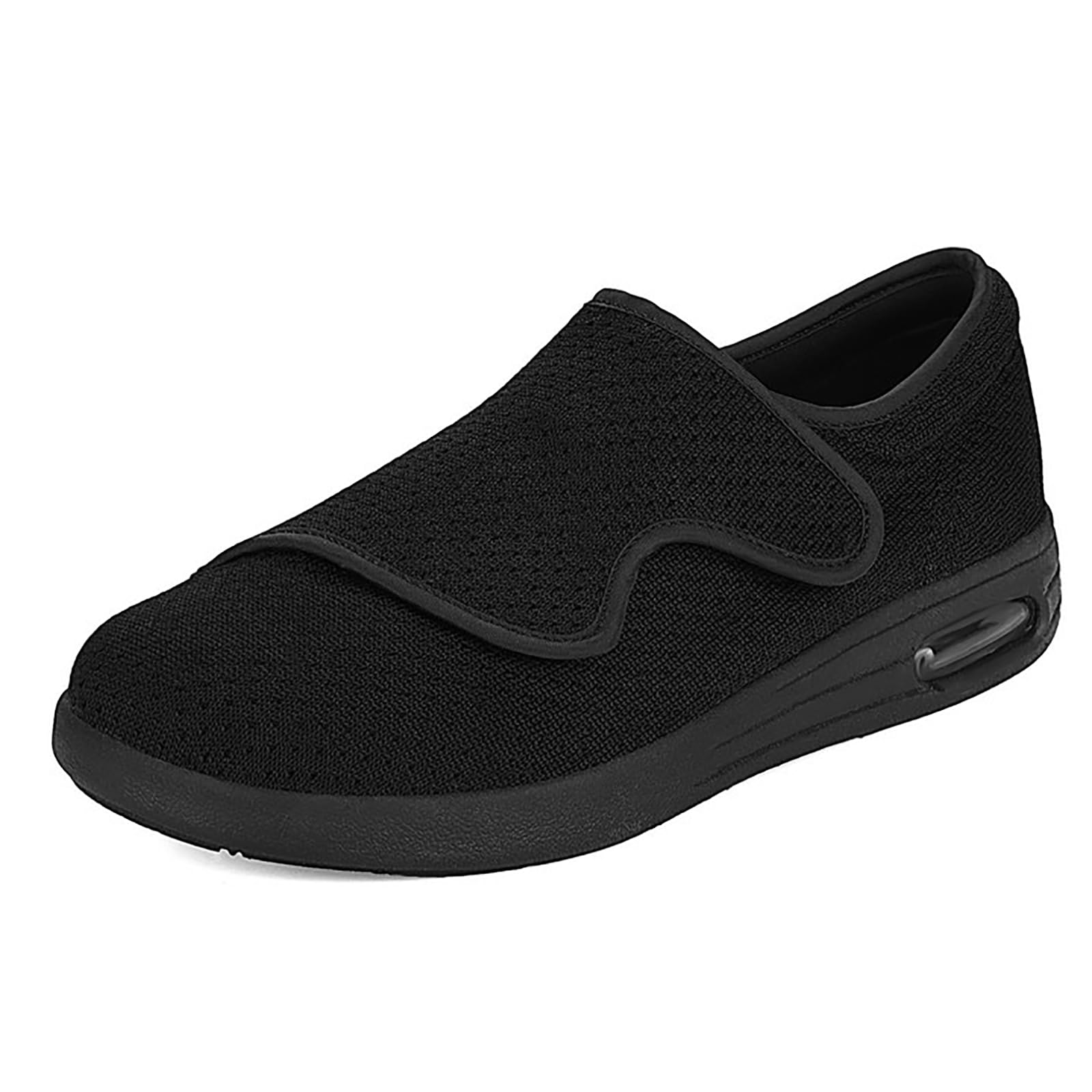 Men's Diabetic Walking Shoes - Black UK 6.5 Wide-image-2679657a-4e80-4c07-90bb-61e0662e5705-108731