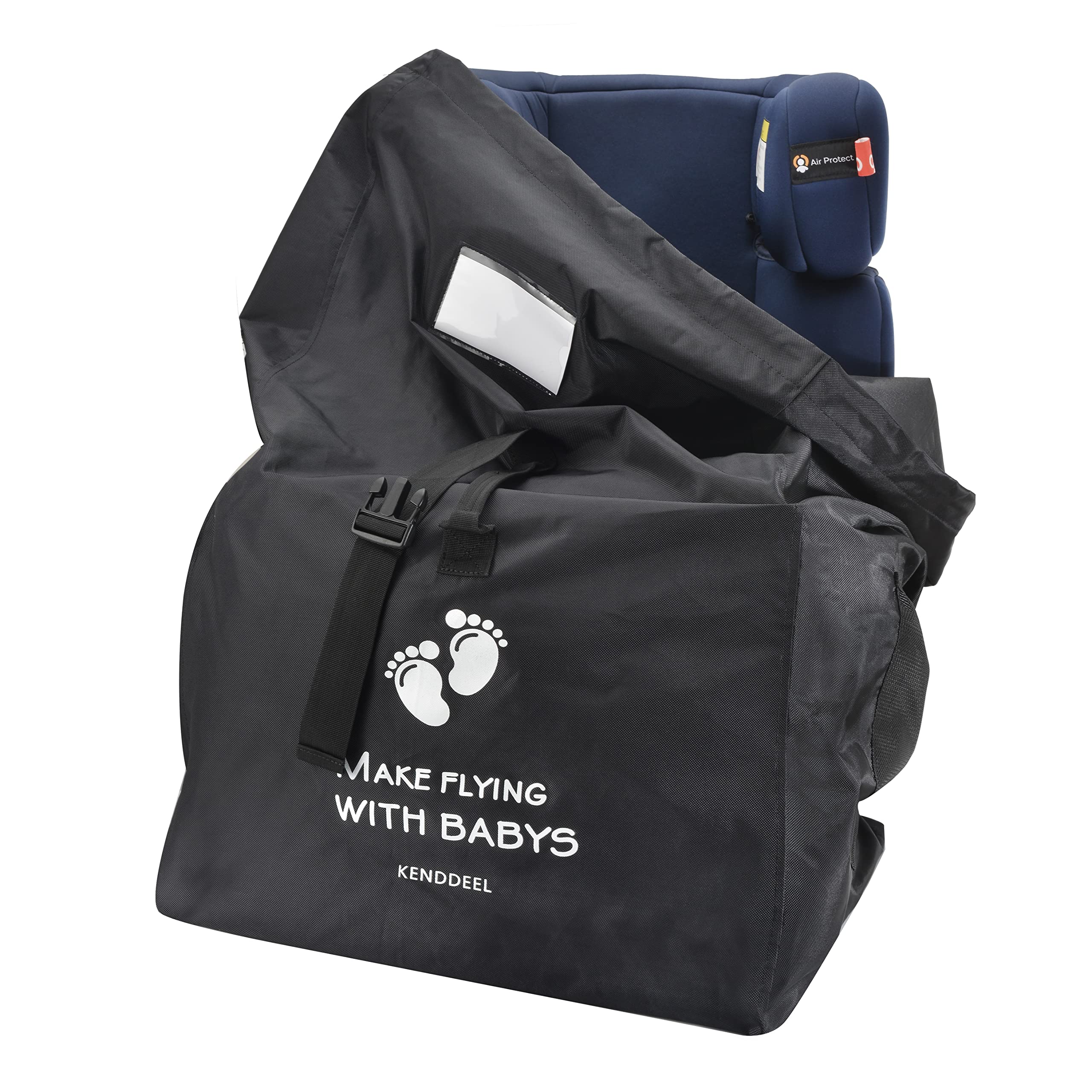 Car Seat Travel Bag Water-Resistant - Black-image-de62c1ae-f3ed-4e23-ad05-701882478536-110301