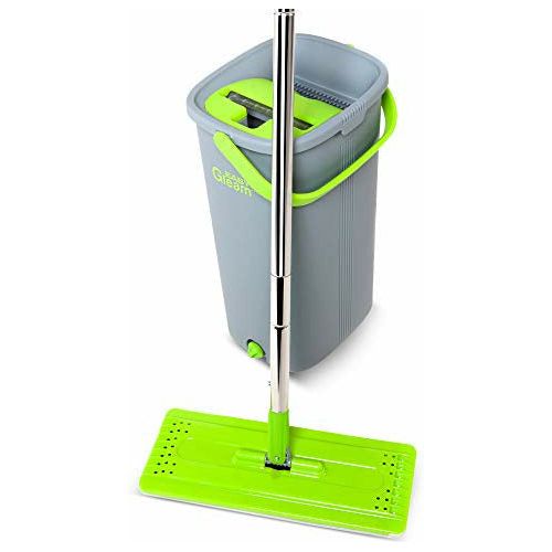 Easy Gleam Mop and Bucket Set - Two-Chamber Green, 23x19x39 cm-image-50e583bc-07e0-446c-a230-3c055c5462fb-199997